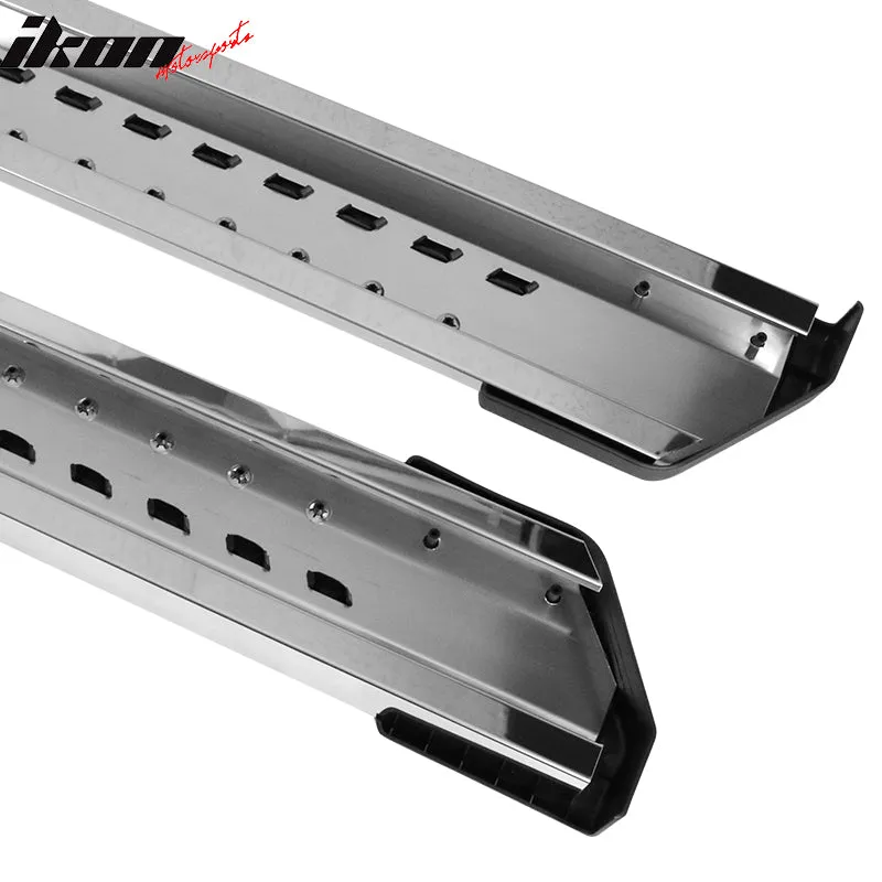 2015-2023 Ford F-150 Super Crew Cab V Running Boards Side Step Bars