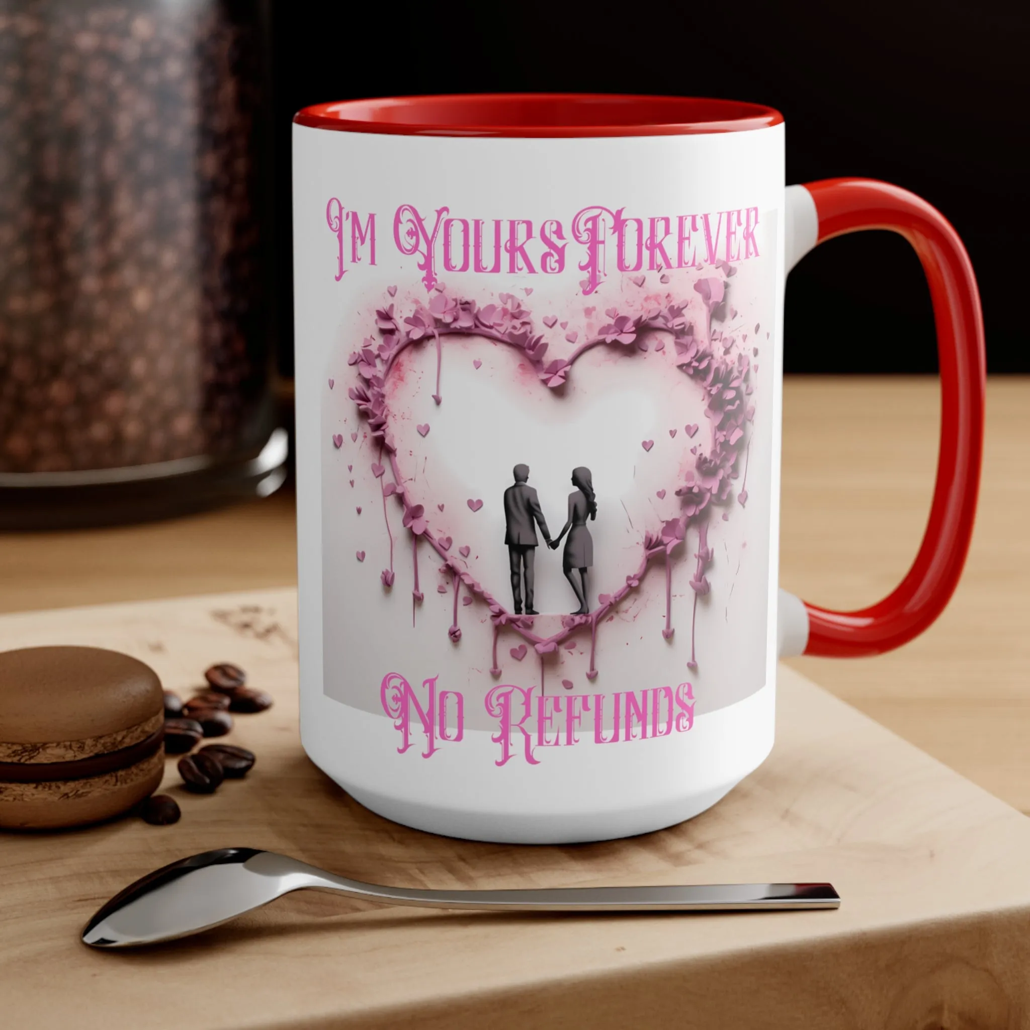 3D Heart Mug 11oz and 15ozc Ceramic mug, mug design, Valentine's Day, Mother's Day gift, Gift for her, Be My Valentine mug, Romantic mug