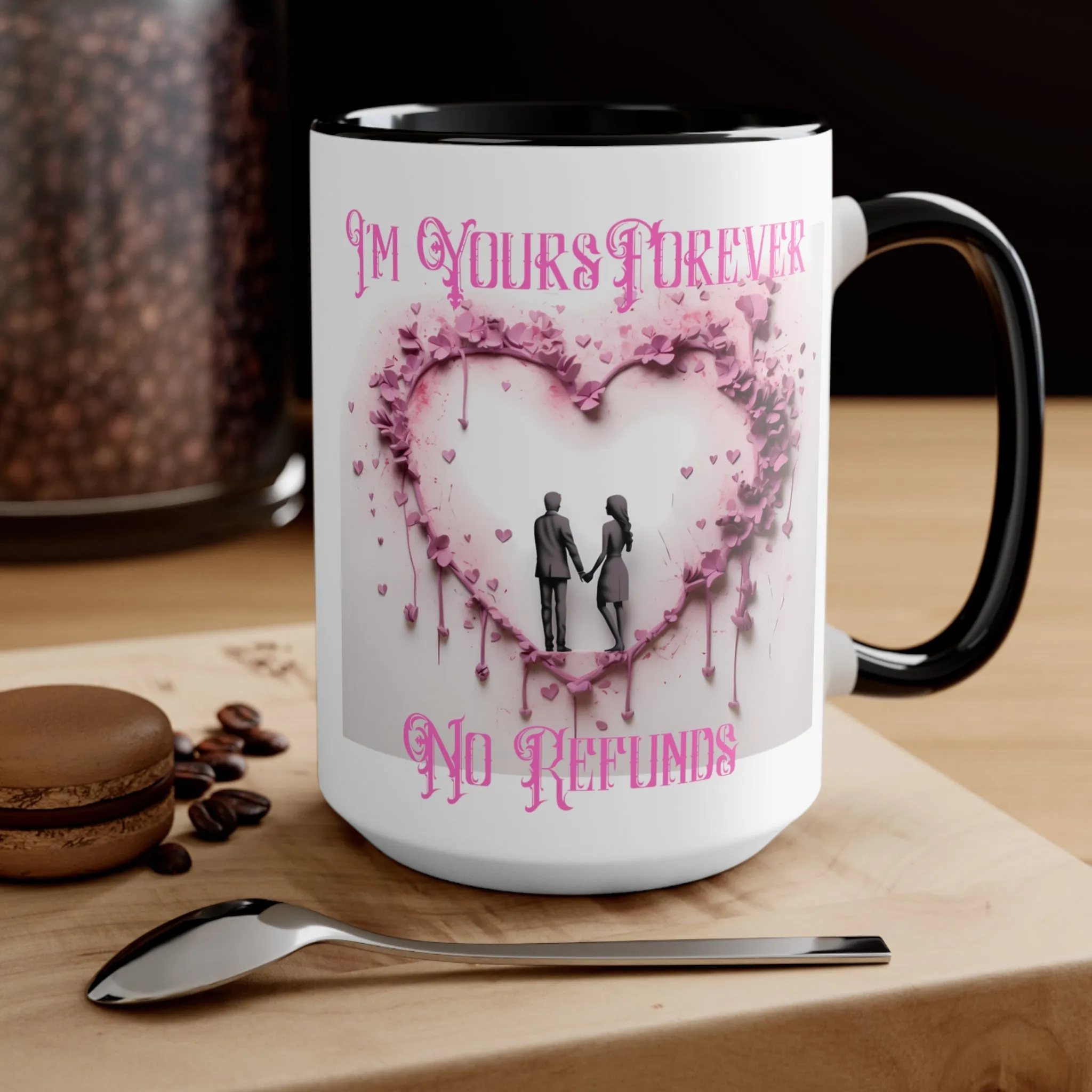 3D Heart Mug 11oz and 15ozc Ceramic mug, mug design, Valentine's Day, Mother's Day gift, Gift for her, Be My Valentine mug, Romantic mug