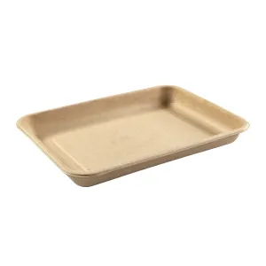 8.9" x 6.5" x 1" Molded Fiber Mini Trays, Case of 500