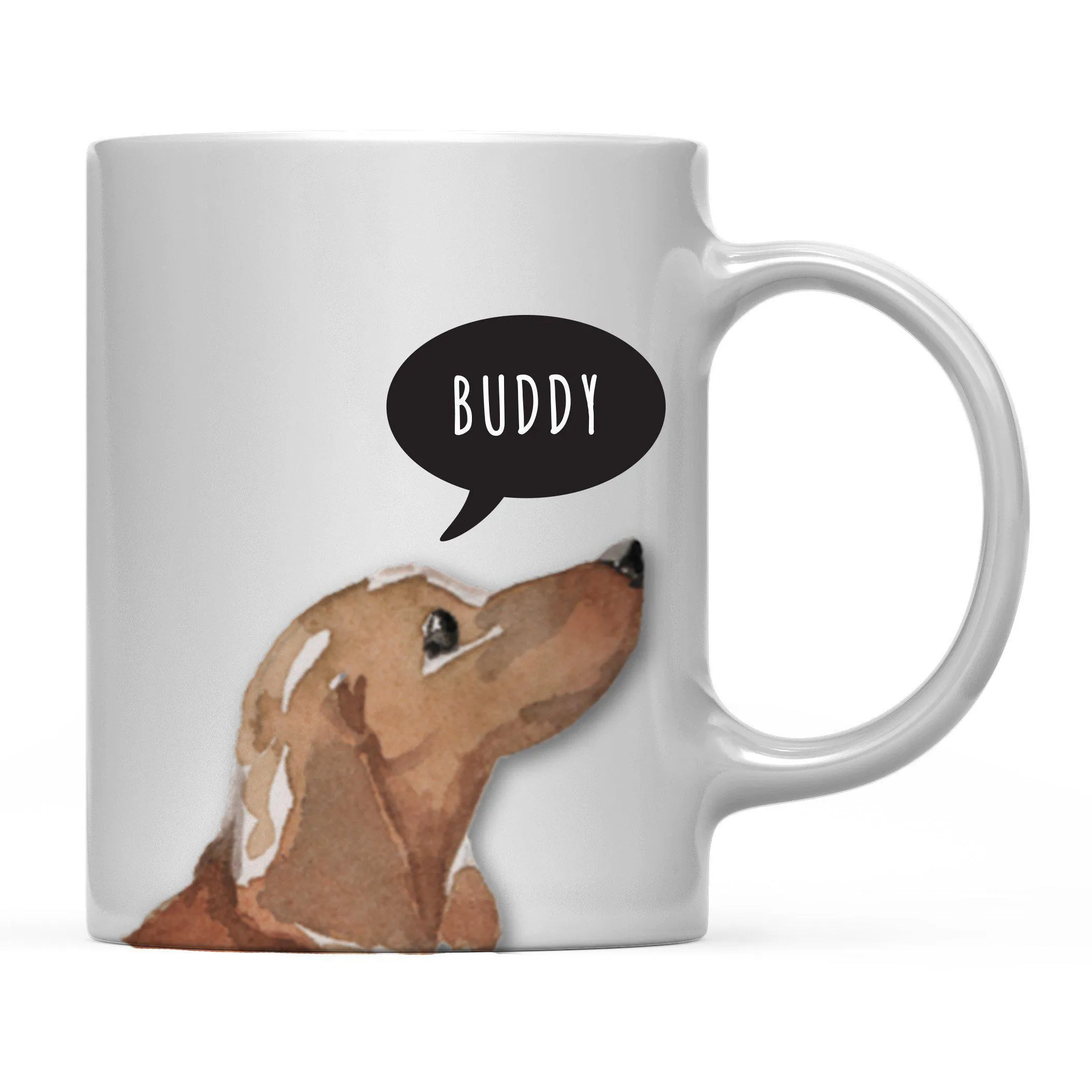 Andaz Press 11oz Personalized Dog Bubble Message Coffee Mug