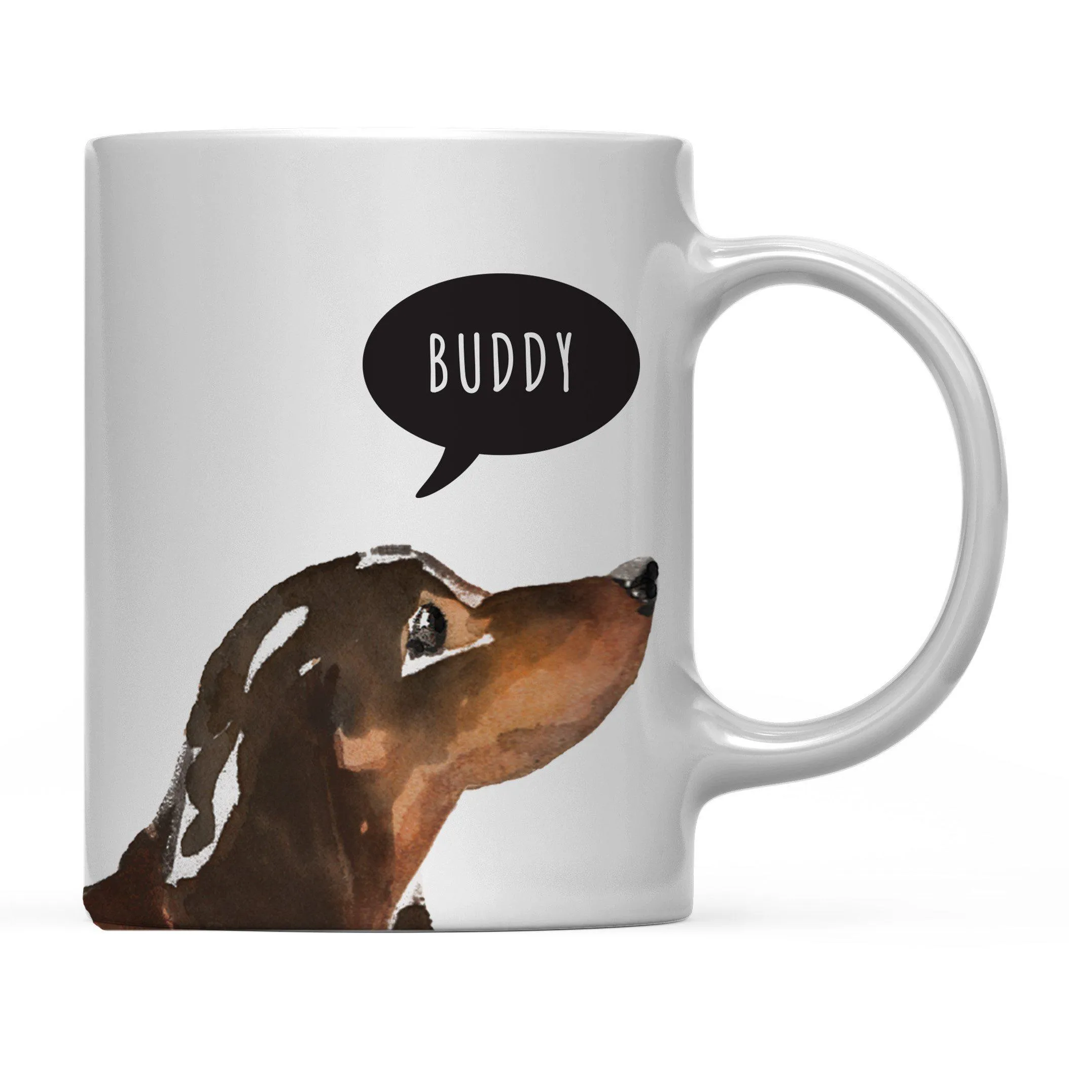 Andaz Press 11oz Personalized Dog Bubble Message Coffee Mug