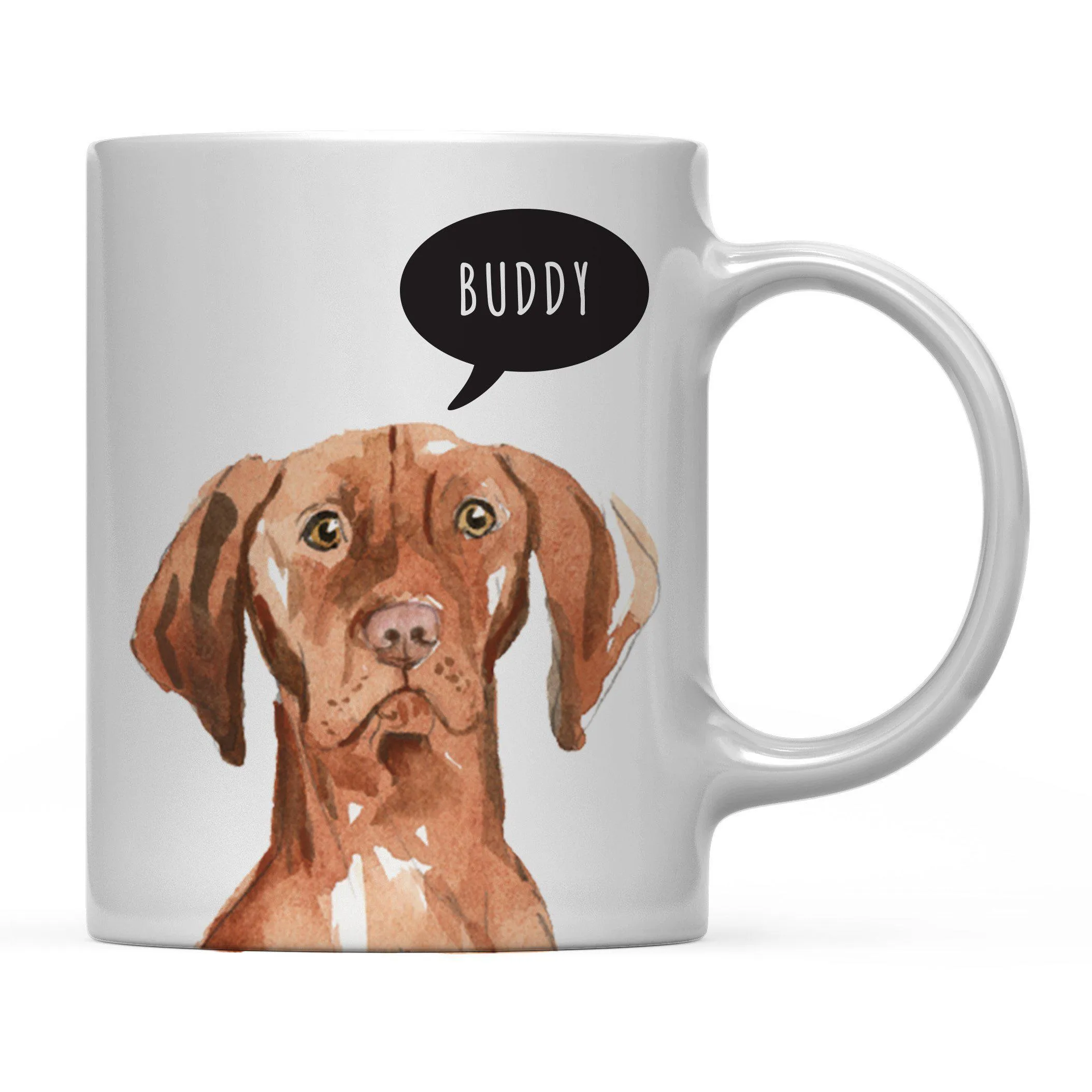 Andaz Press 11oz Personalized Dog Bubble Message Coffee Mug