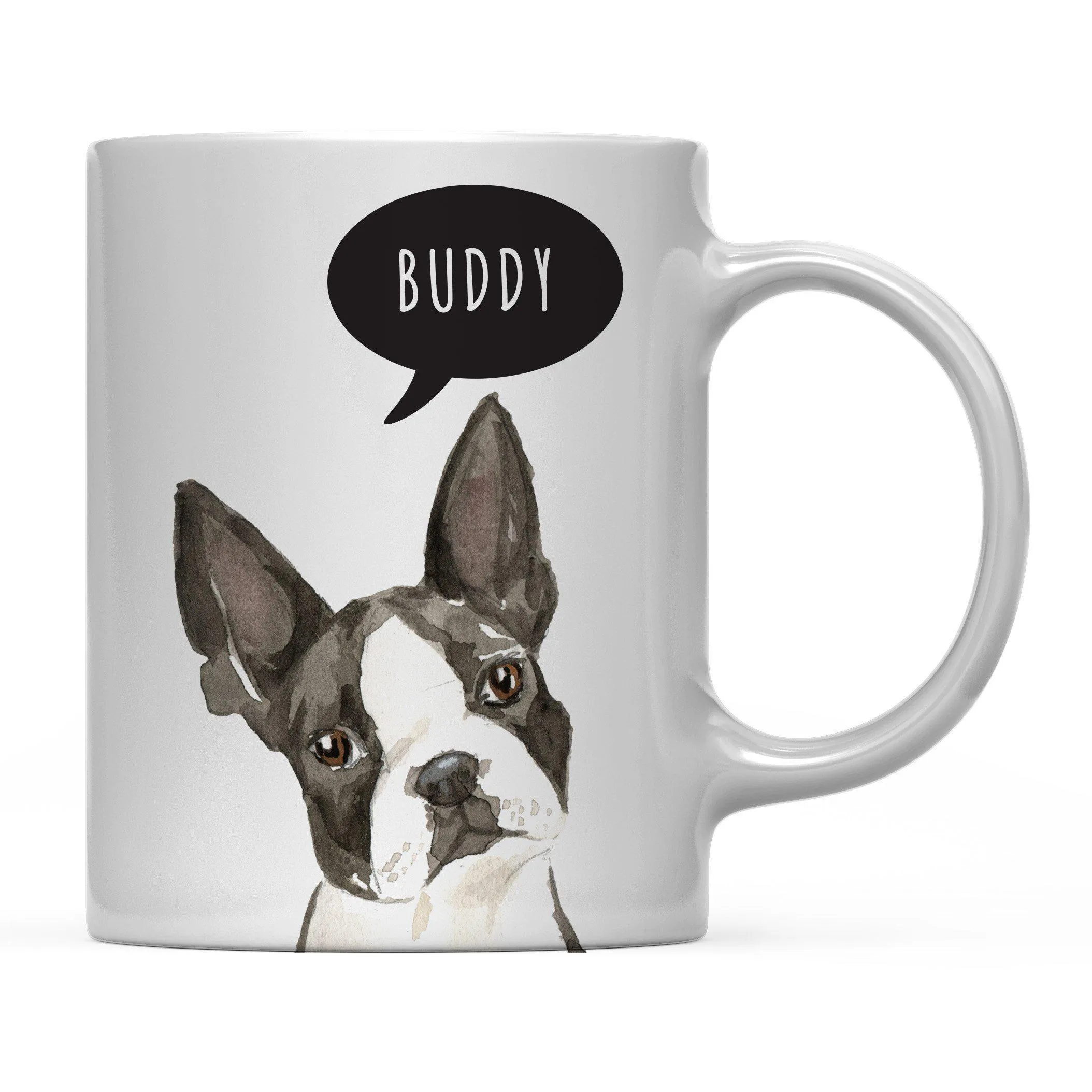 Andaz Press 11oz Personalized Dog Bubble Message Coffee Mug