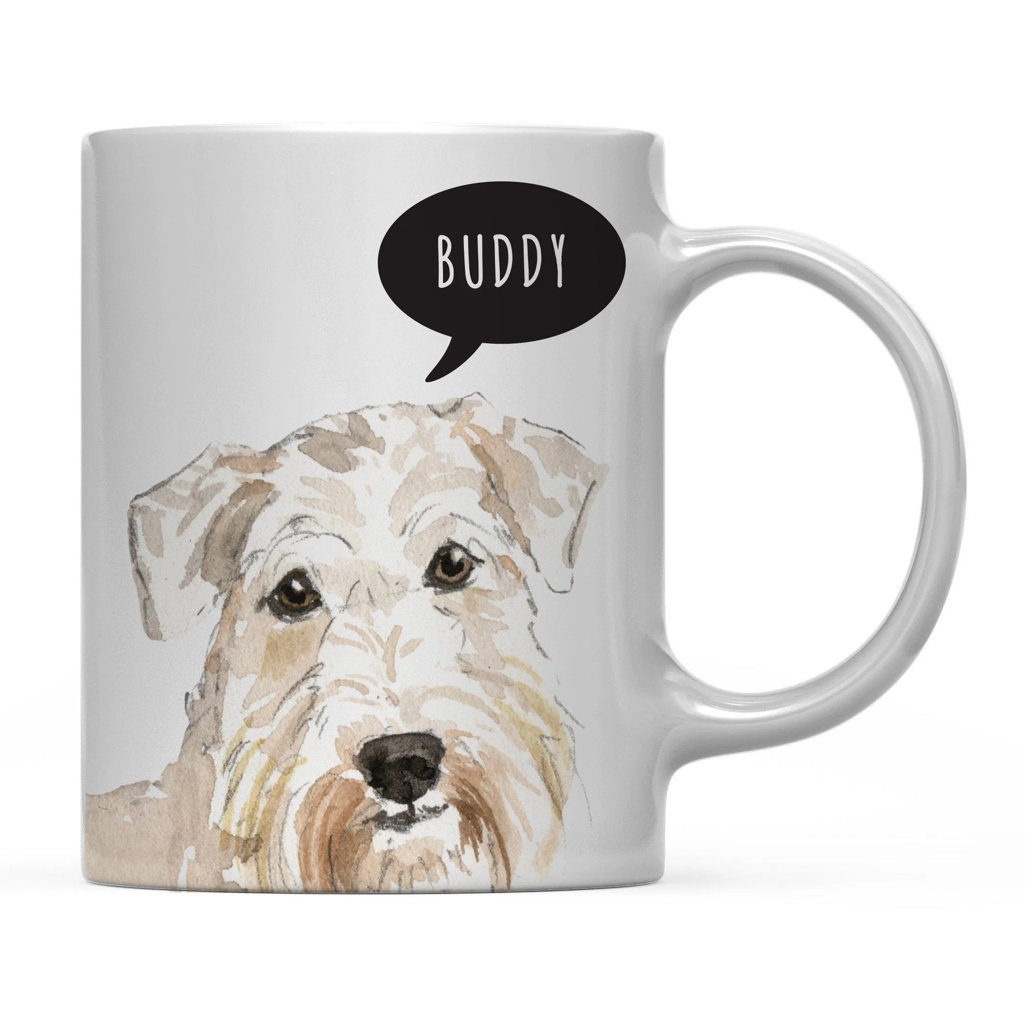 Andaz Press 11oz Personalized Dog Bubble Message Coffee Mug