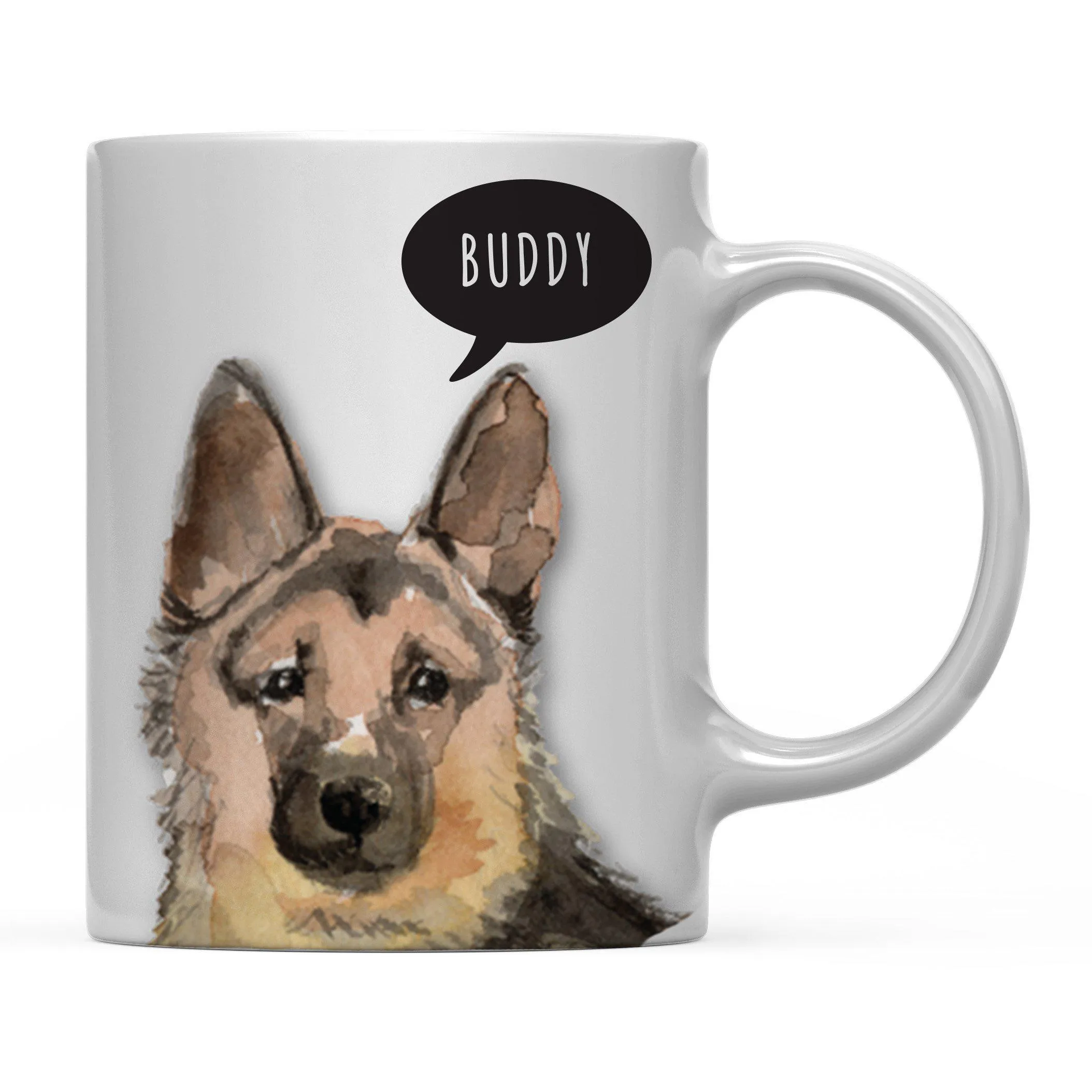 Andaz Press 11oz Personalized Dog Bubble Message Coffee Mug