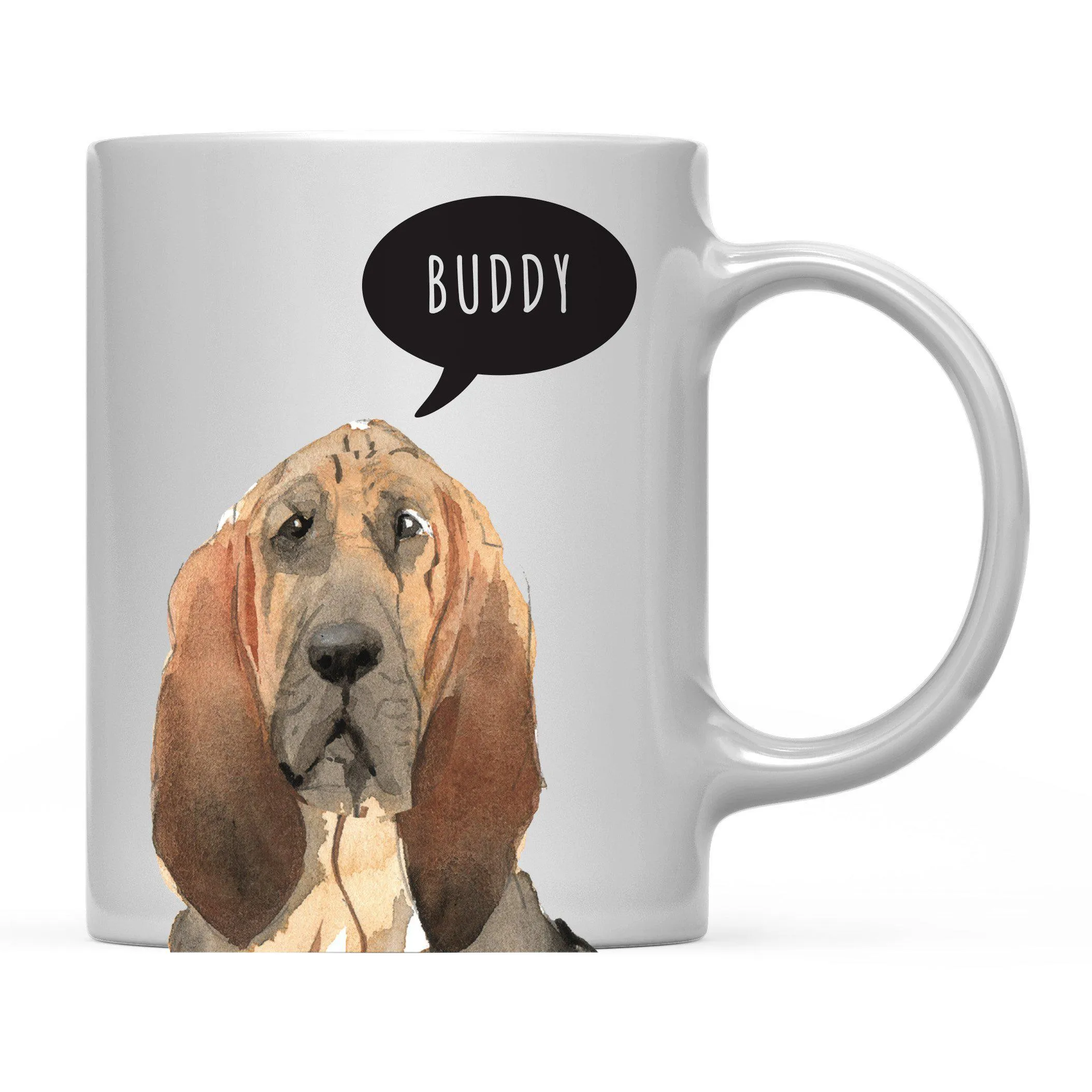 Andaz Press 11oz Personalized Dog Bubble Message Coffee Mug