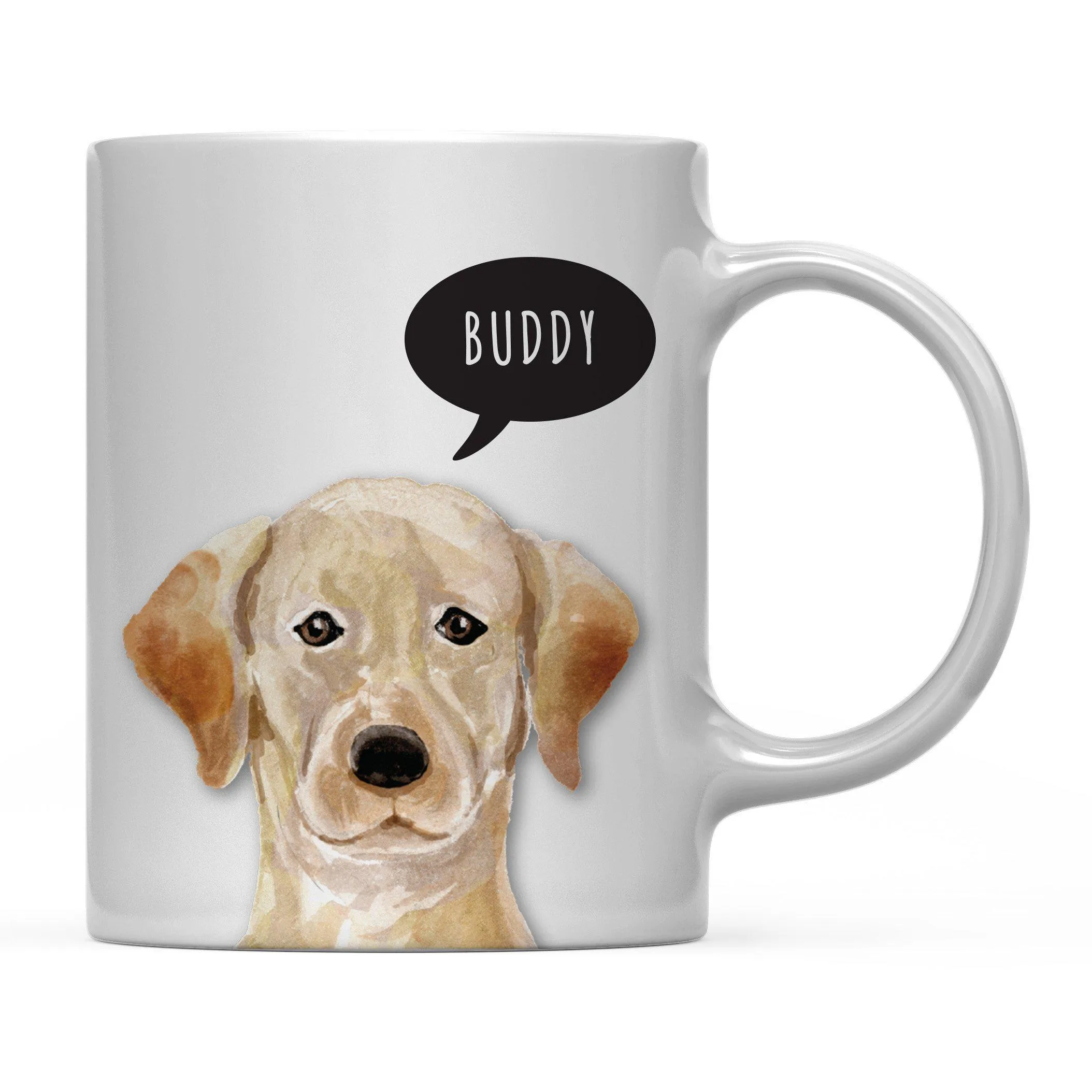 Andaz Press 11oz Personalized Dog Bubble Message Coffee Mug