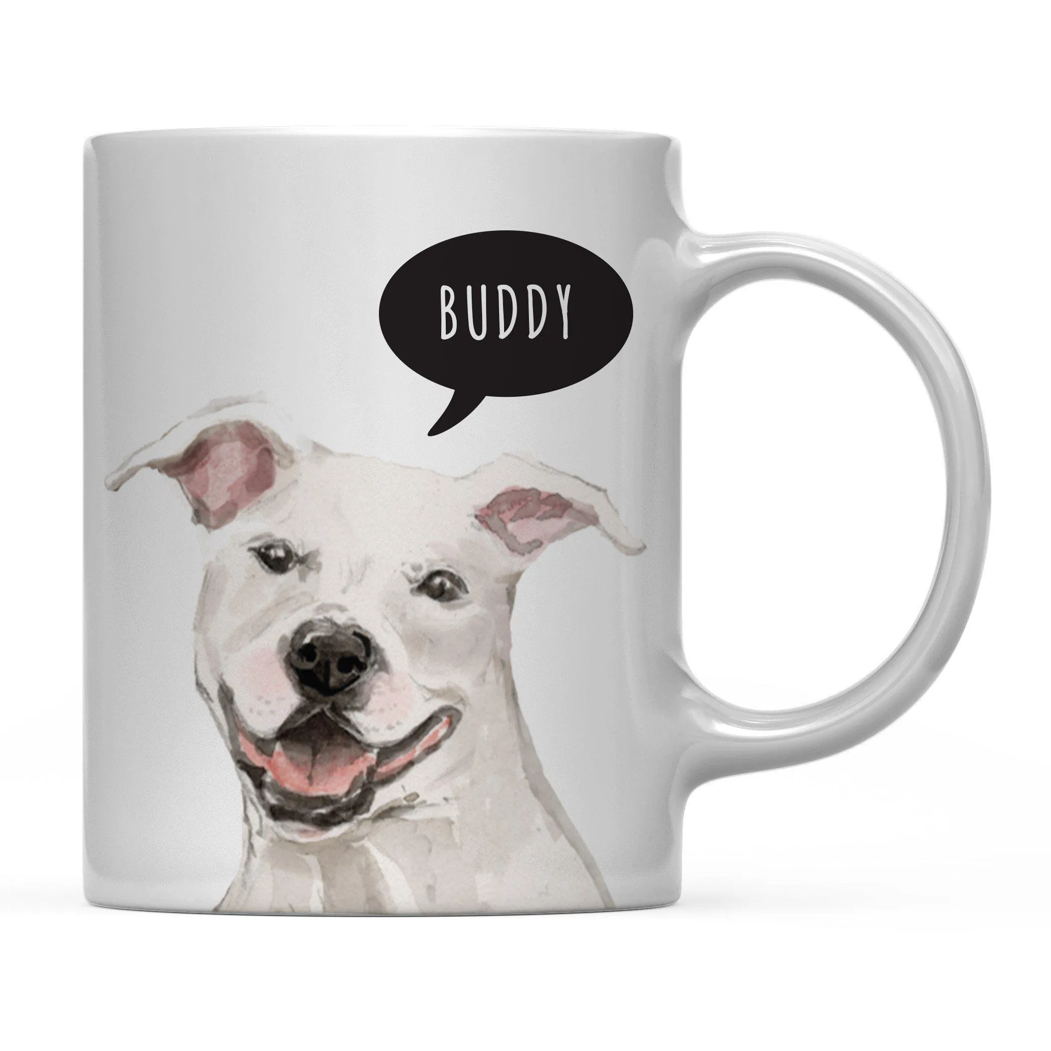 Andaz Press 11oz Personalized Dog Bubble Message Coffee Mug