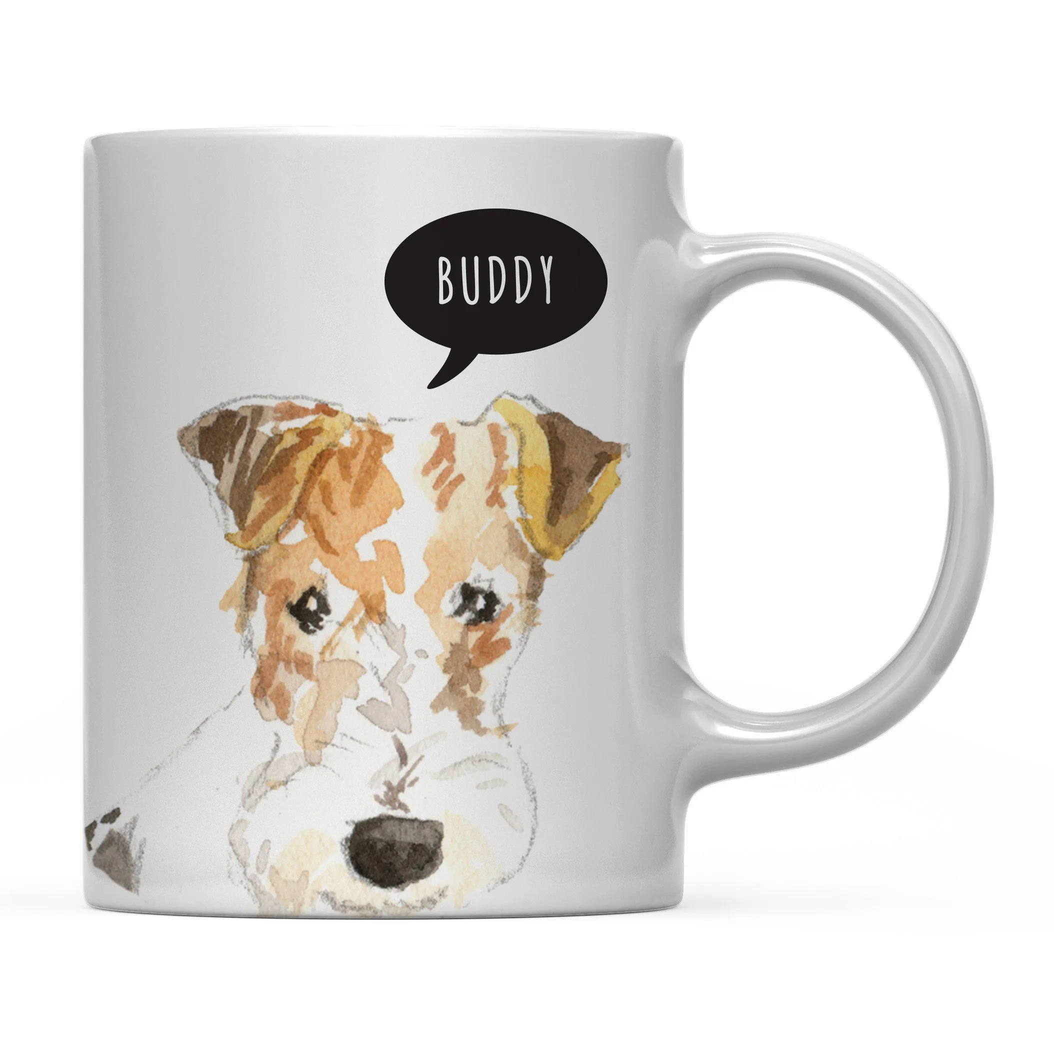 Andaz Press 11oz Personalized Dog Bubble Message Coffee Mug