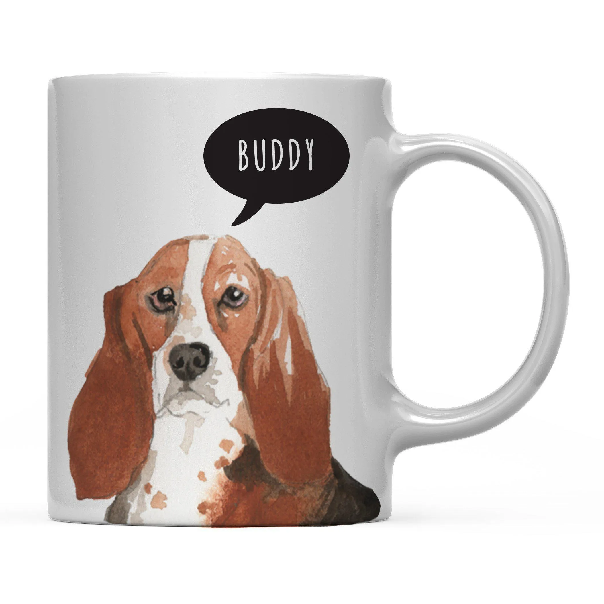 Andaz Press 11oz Personalized Dog Bubble Message Coffee Mug