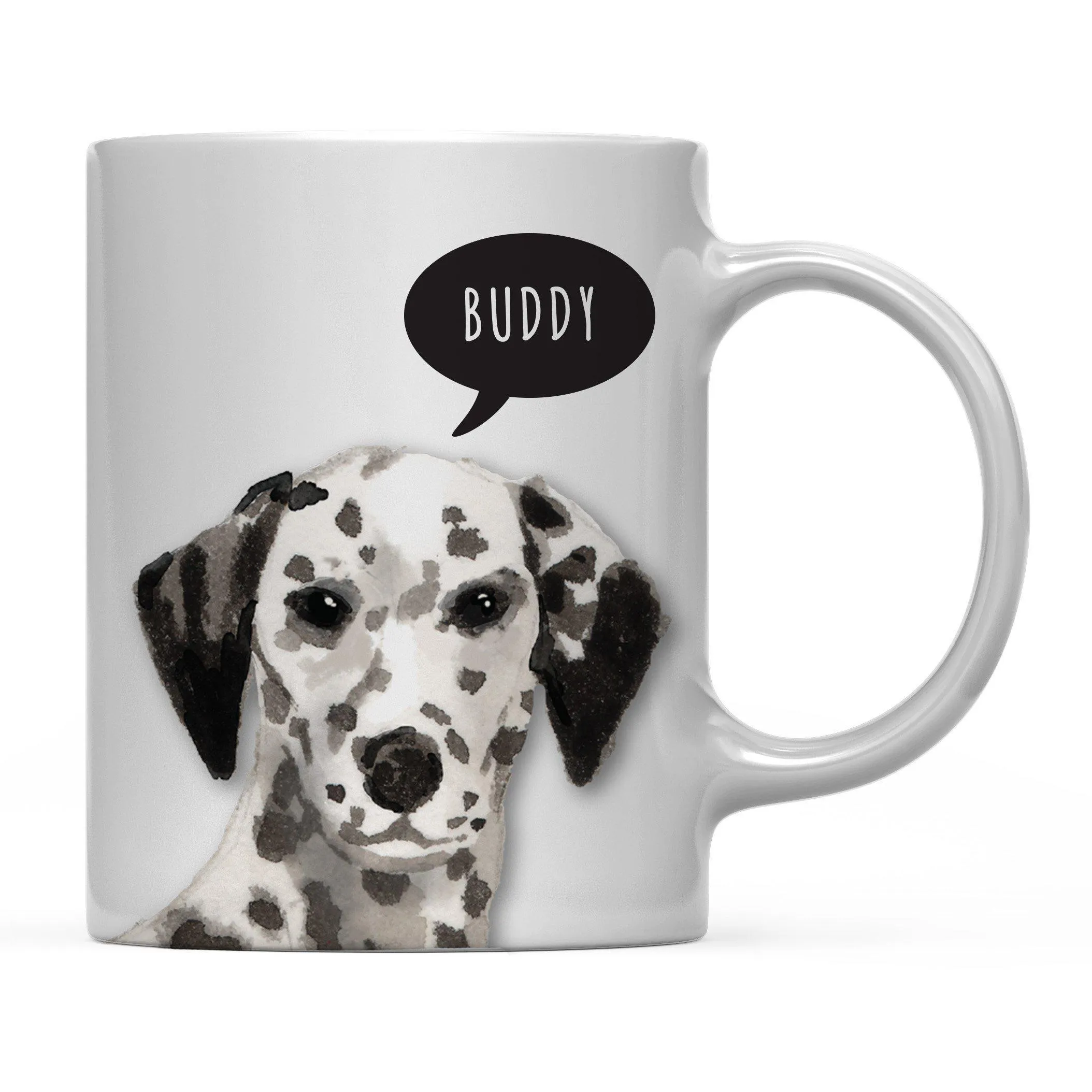 Andaz Press 11oz Personalized Dog Bubble Message Coffee Mug