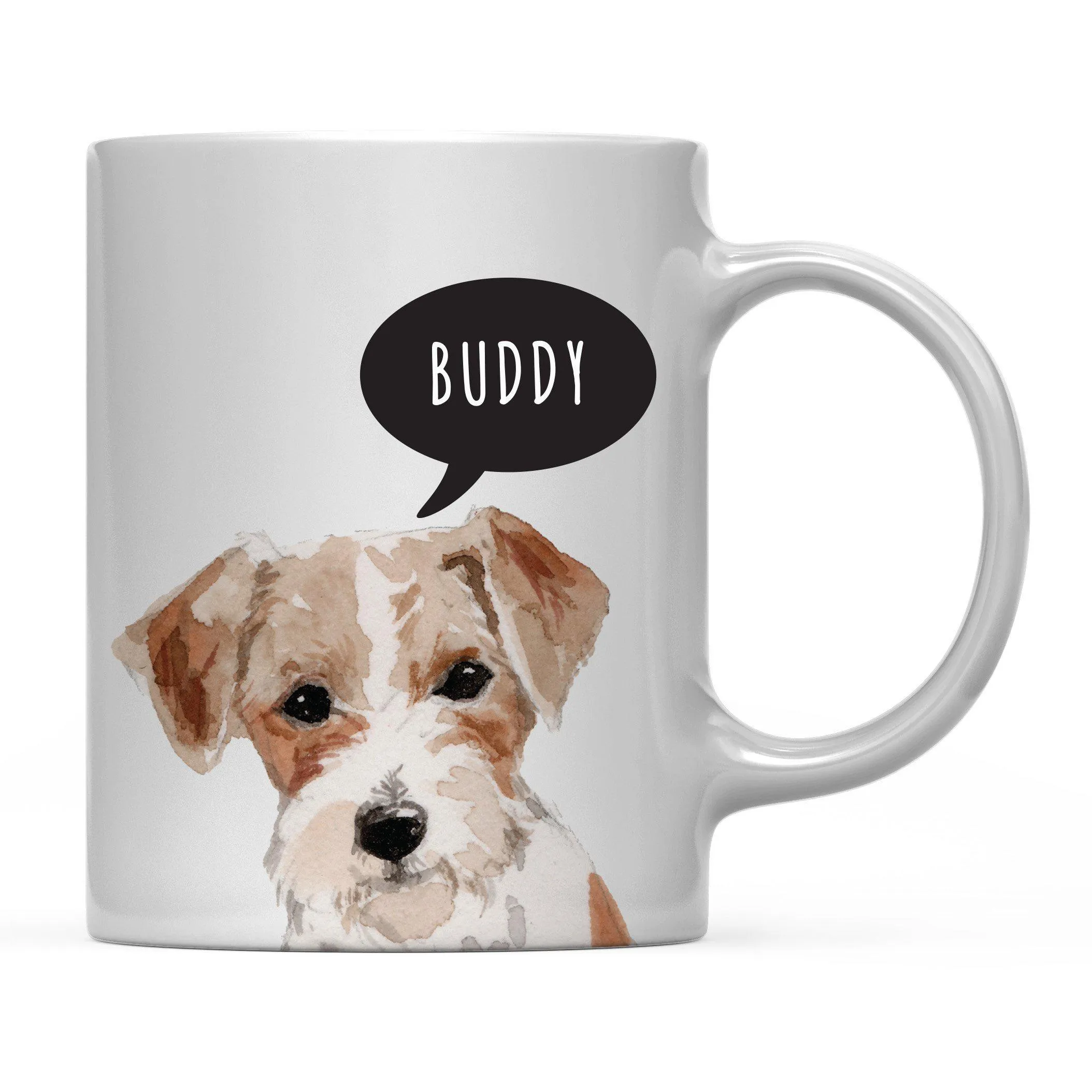 Andaz Press 11oz Personalized Dog Bubble Message Coffee Mug