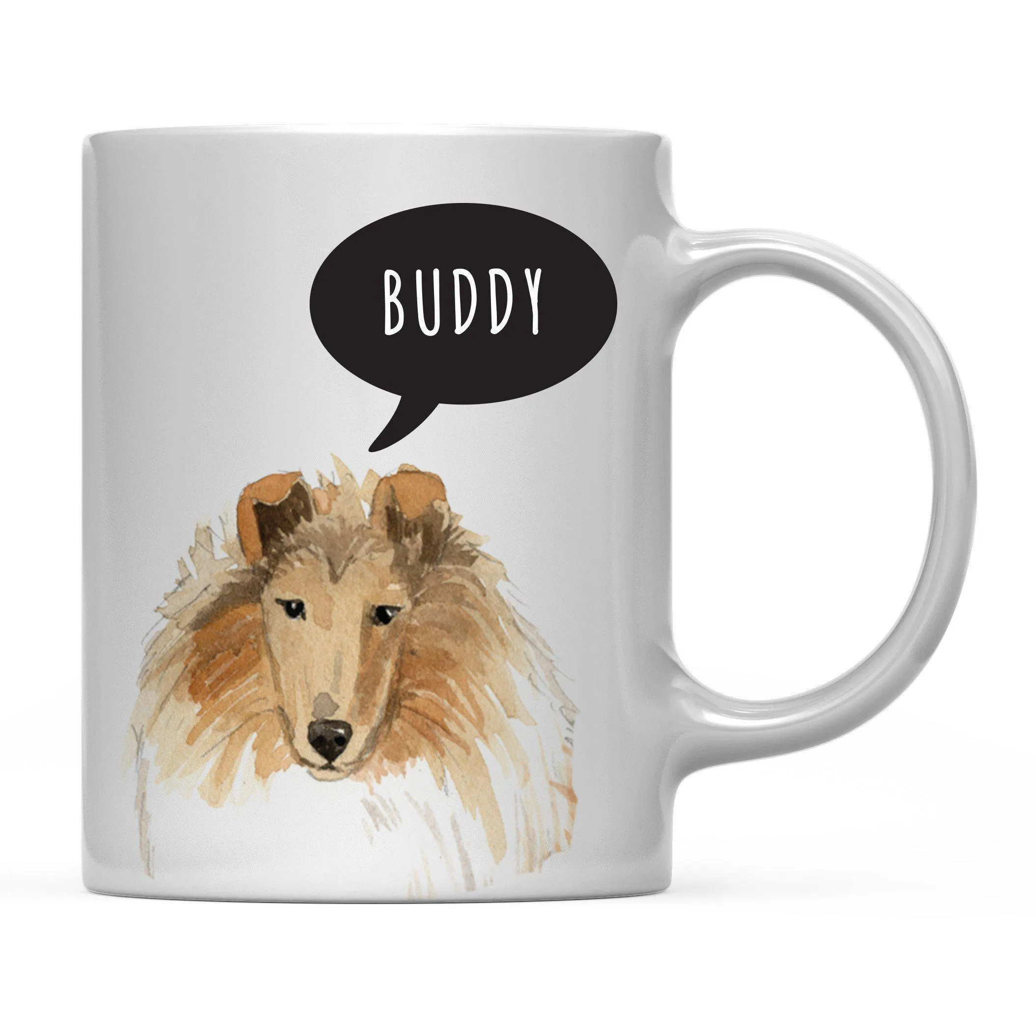 Andaz Press 11oz Personalized Dog Bubble Message Coffee Mug