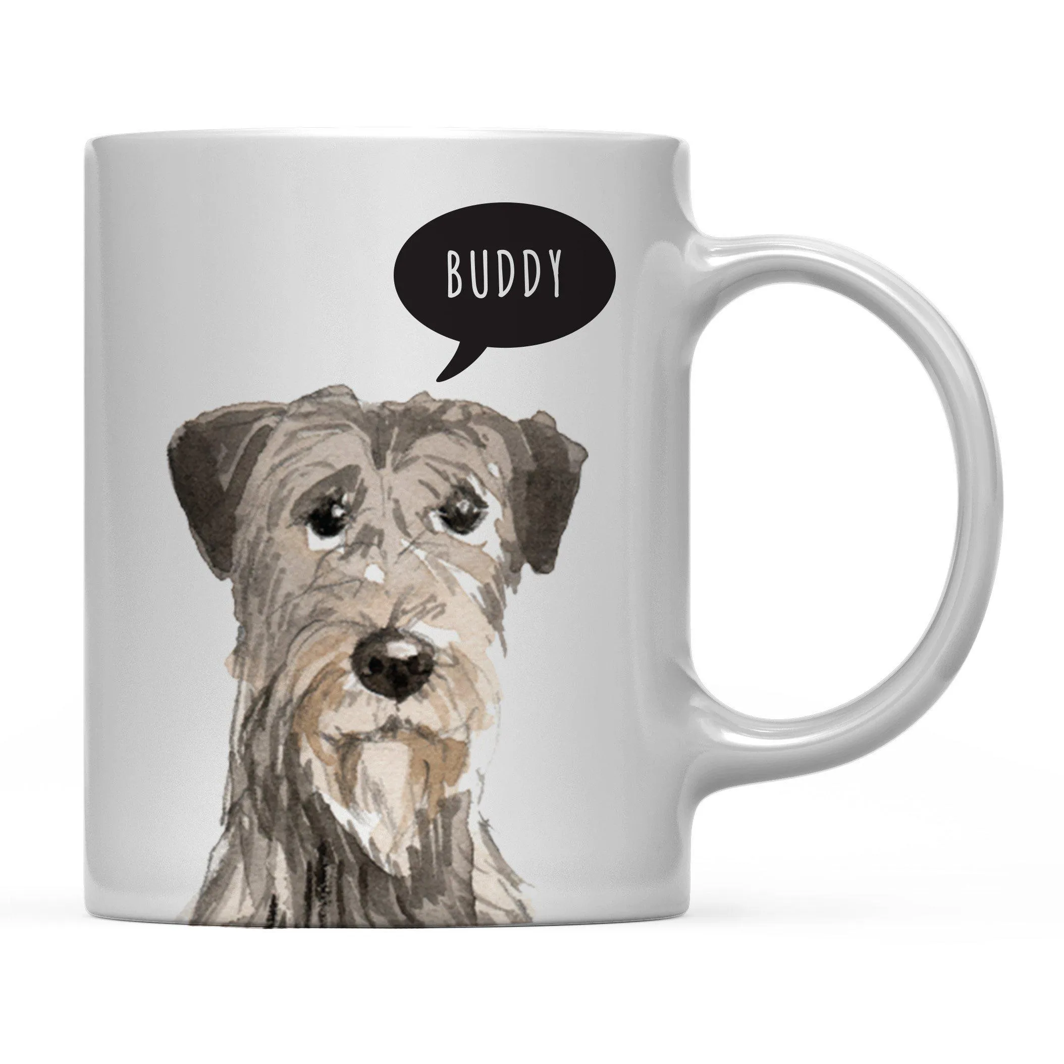 Andaz Press 11oz Personalized Dog Bubble Message Coffee Mug