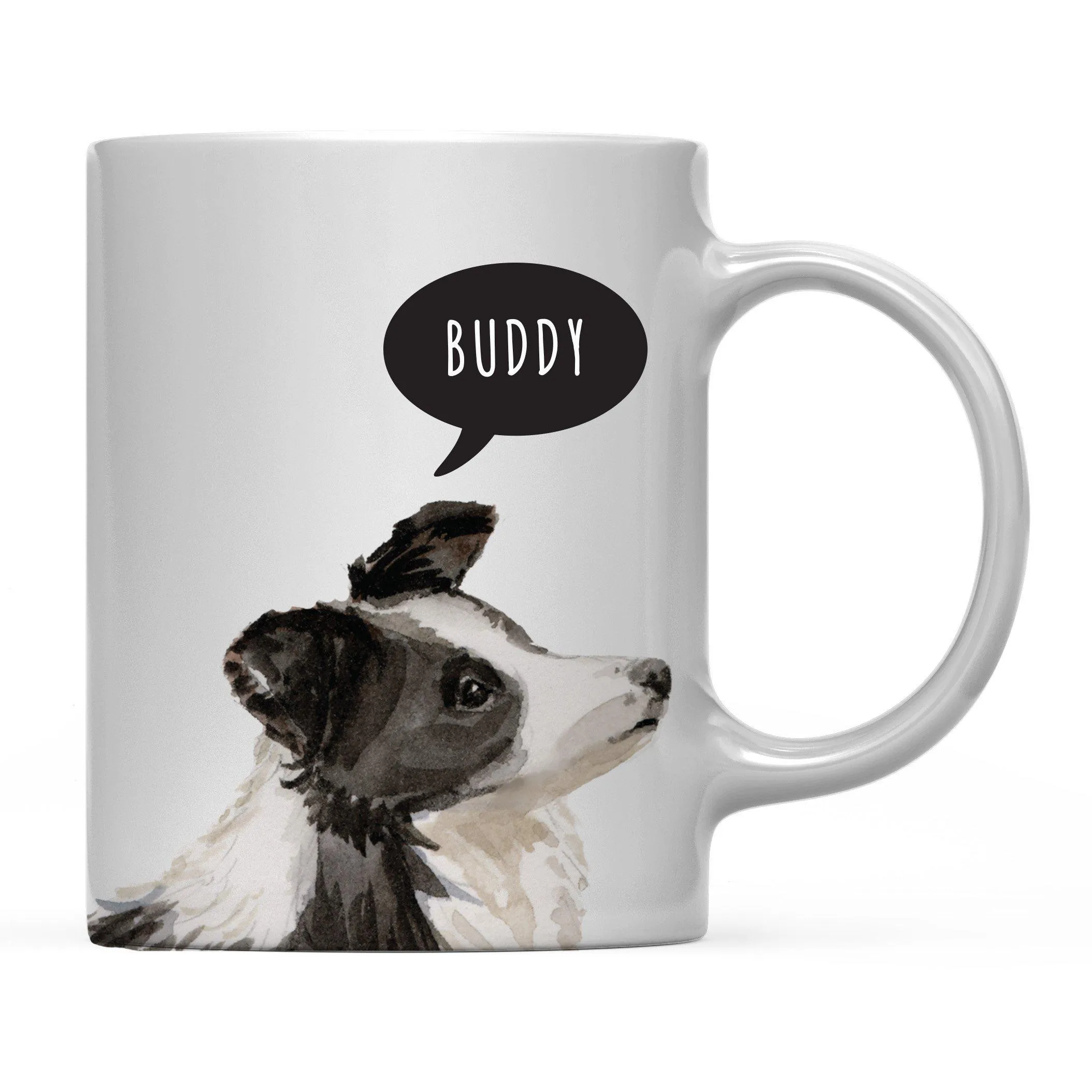 Andaz Press 11oz Personalized Dog Bubble Message Coffee Mug