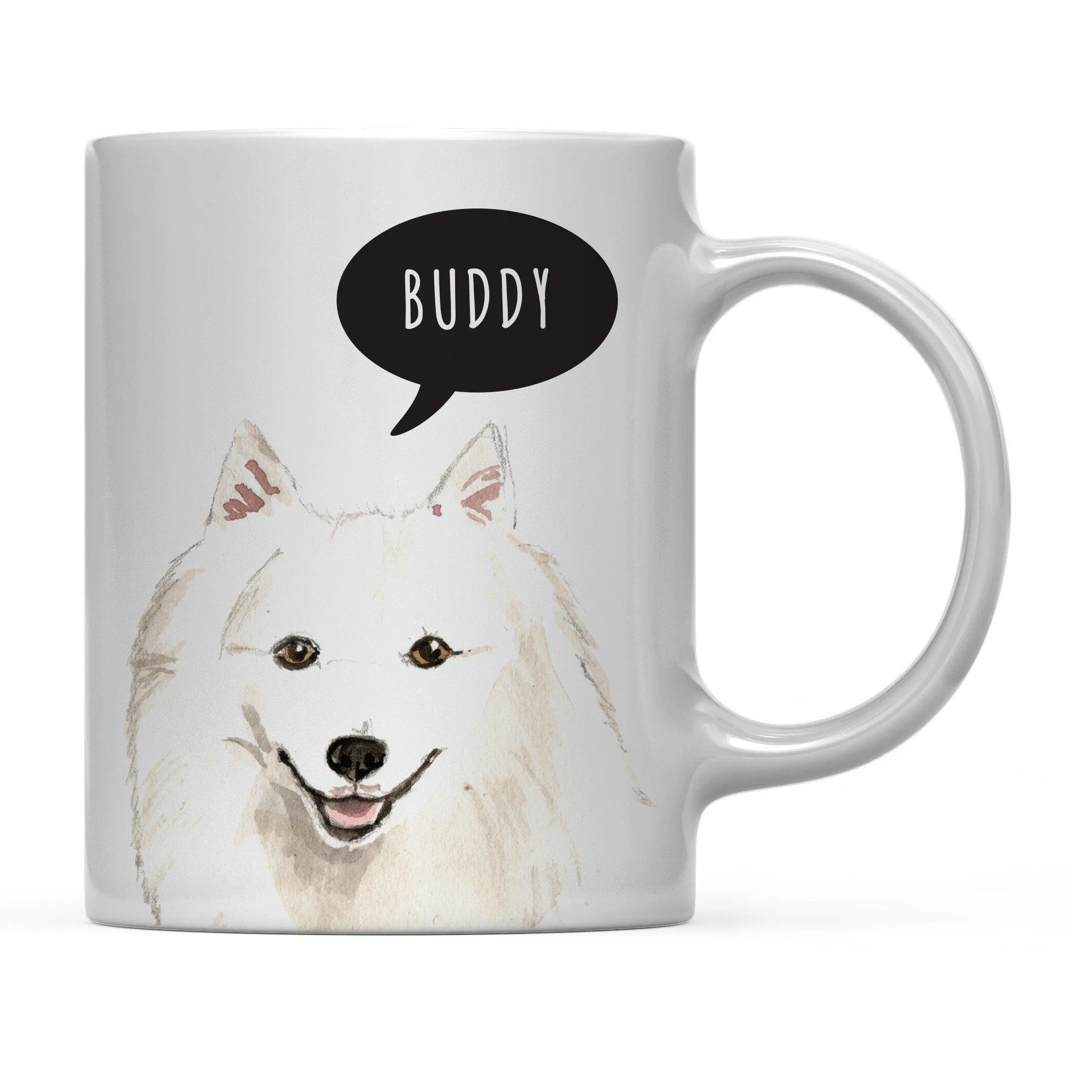 Andaz Press 11oz Personalized Dog Bubble Message Coffee Mug