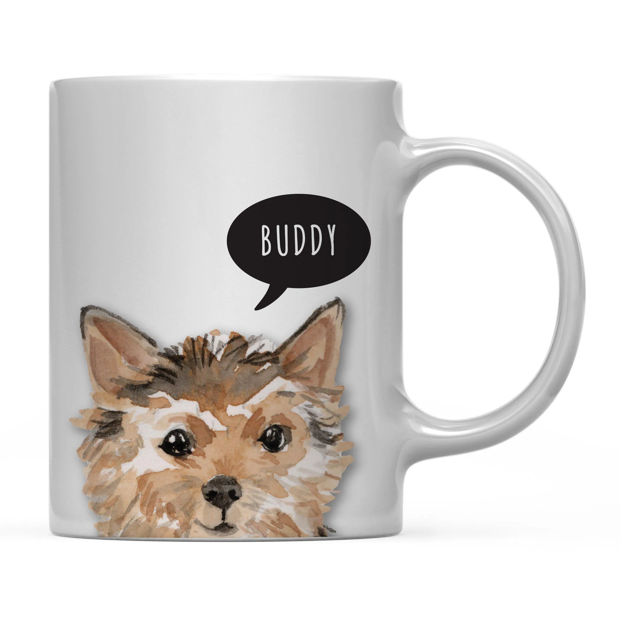 Andaz Press 11oz Personalized Dog Bubble Message Coffee Mug