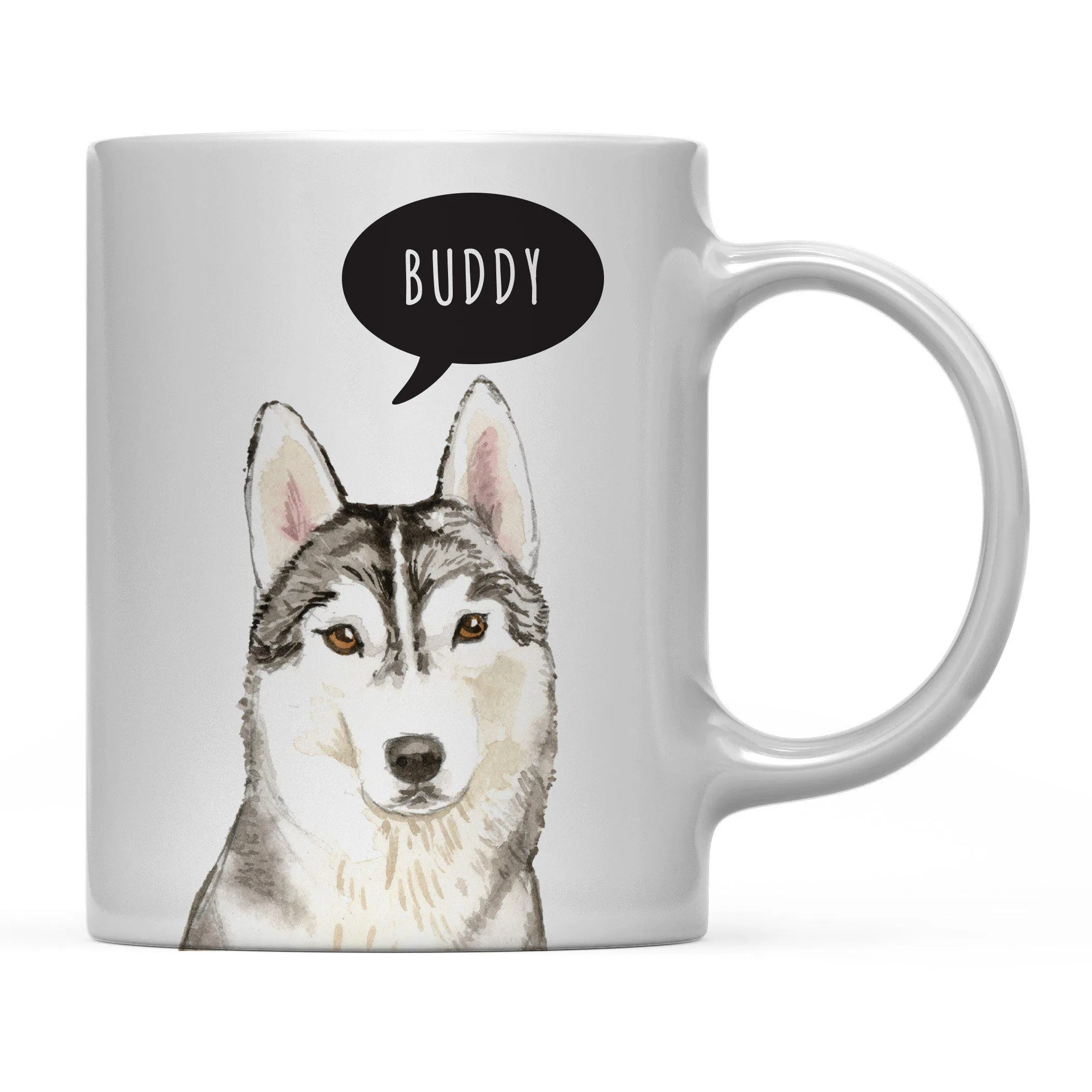 Andaz Press 11oz Personalized Dog Bubble Message Coffee Mug