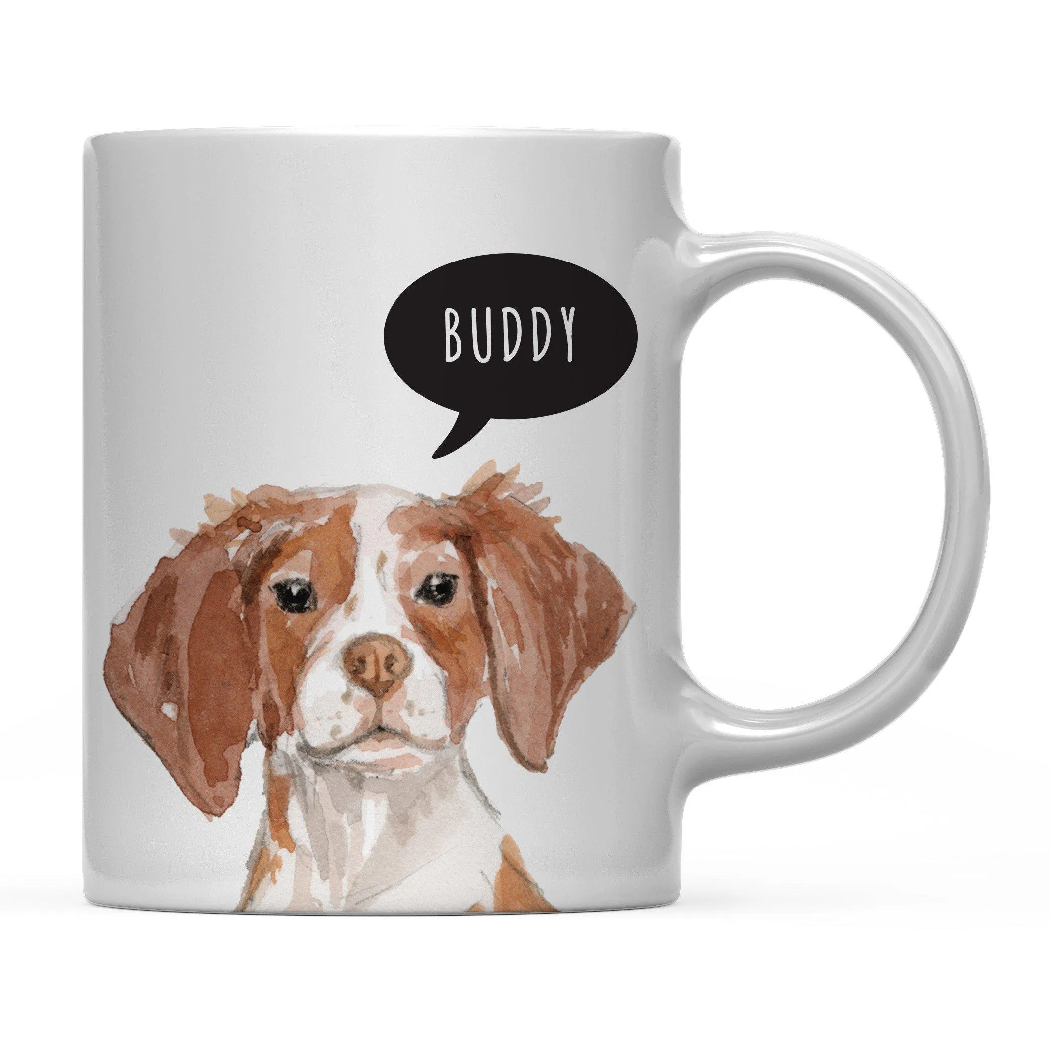 Andaz Press 11oz Personalized Dog Bubble Message Coffee Mug