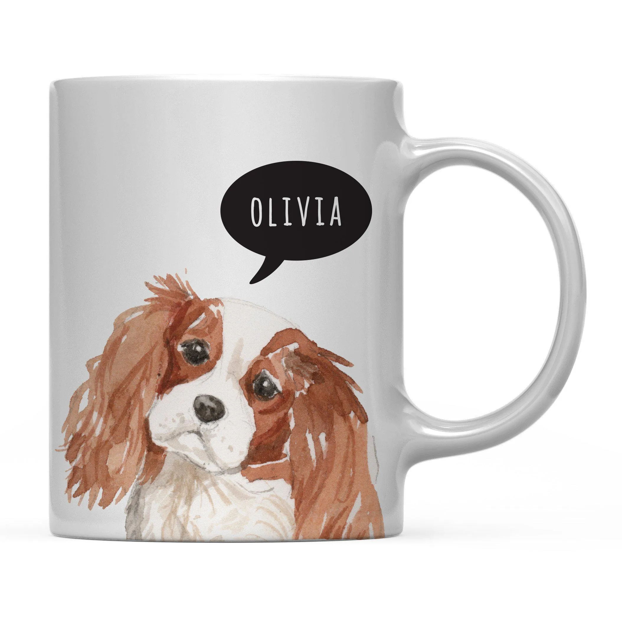 Andaz Press 11oz Personalized Dog Bubble Message Coffee Mug