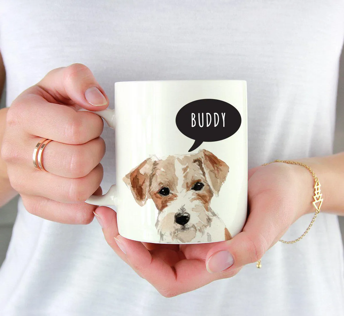 Andaz Press 11oz Personalized Dog Bubble Message Coffee Mug