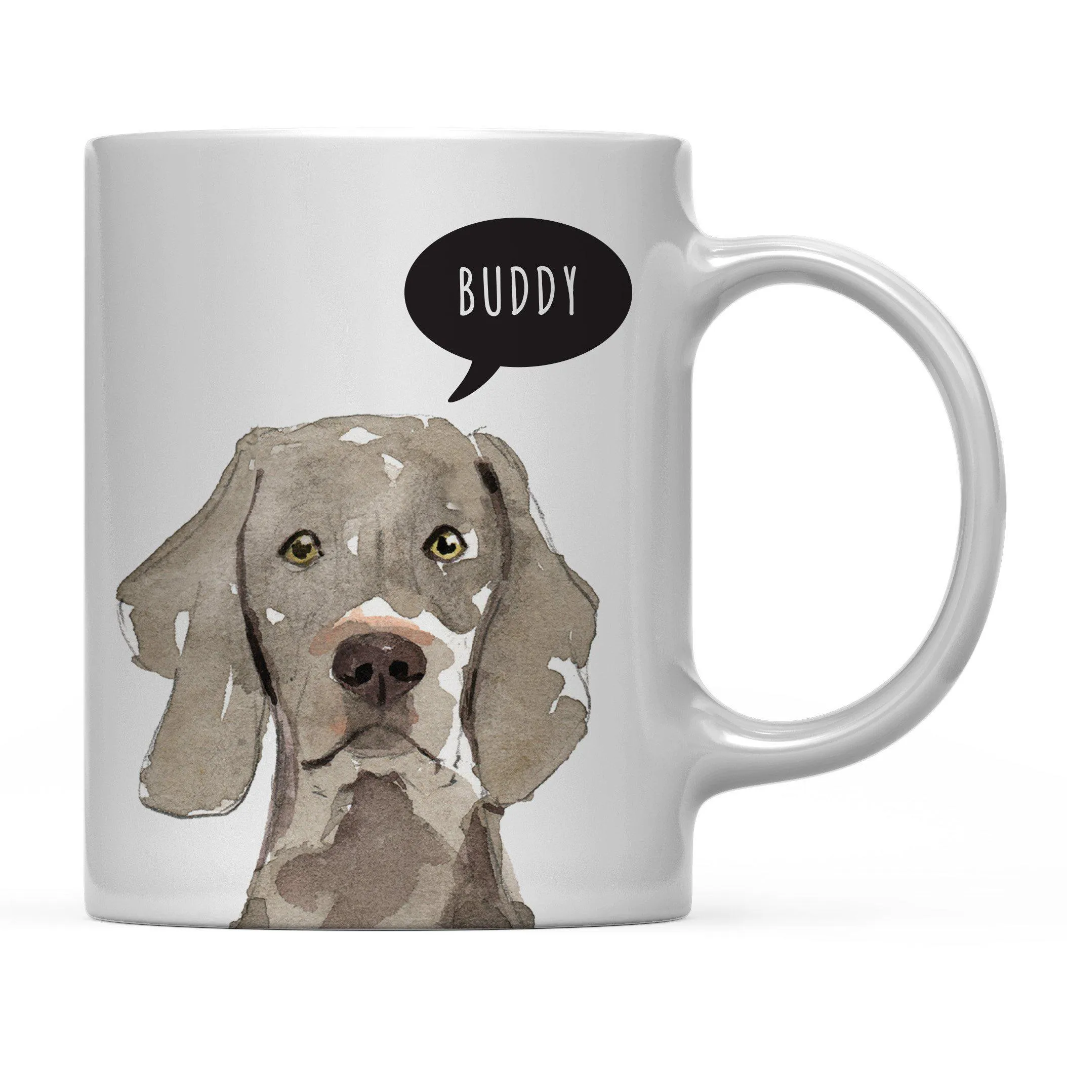 Andaz Press 11oz Personalized Dog Bubble Message Coffee Mug