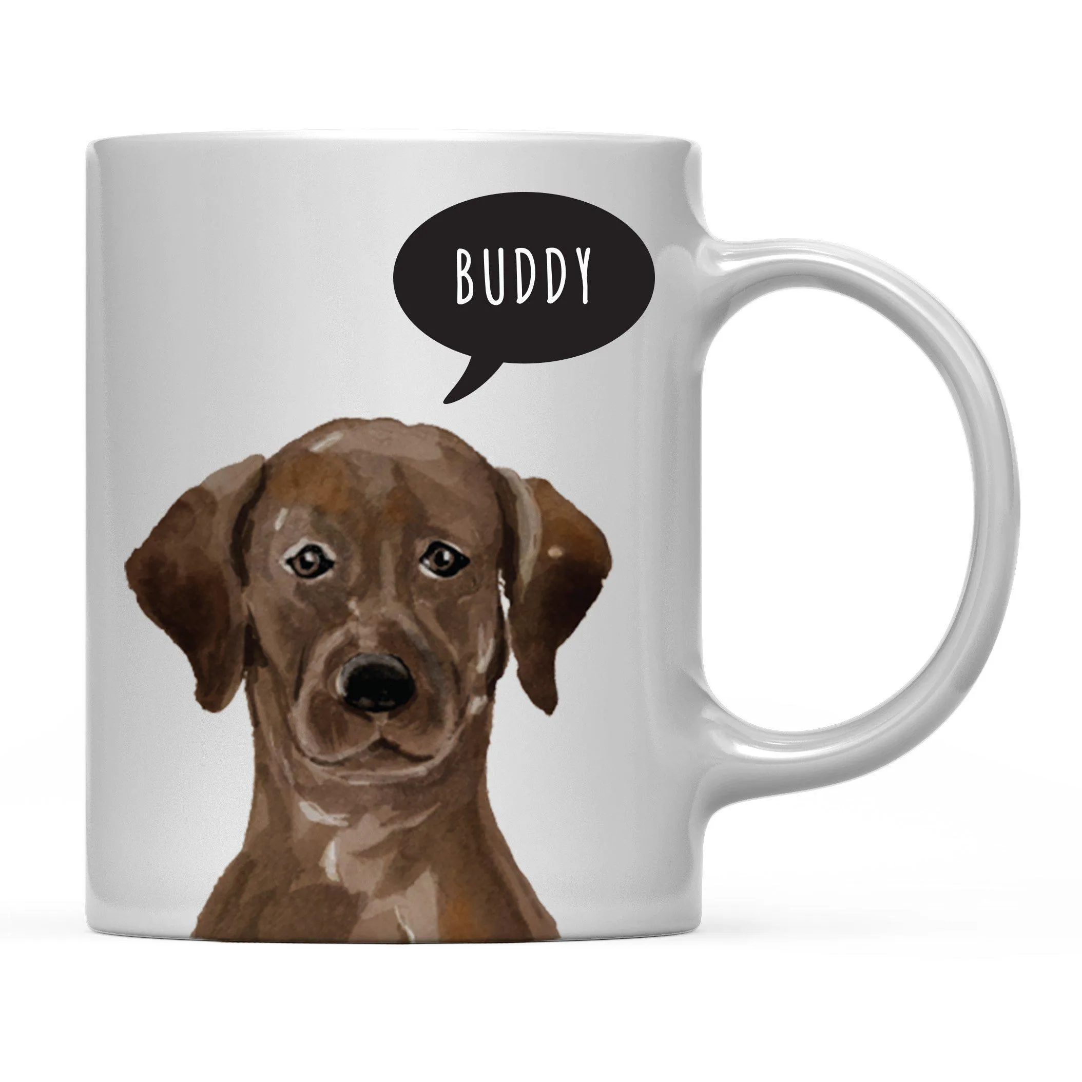 Andaz Press 11oz Personalized Dog Bubble Message Coffee Mug