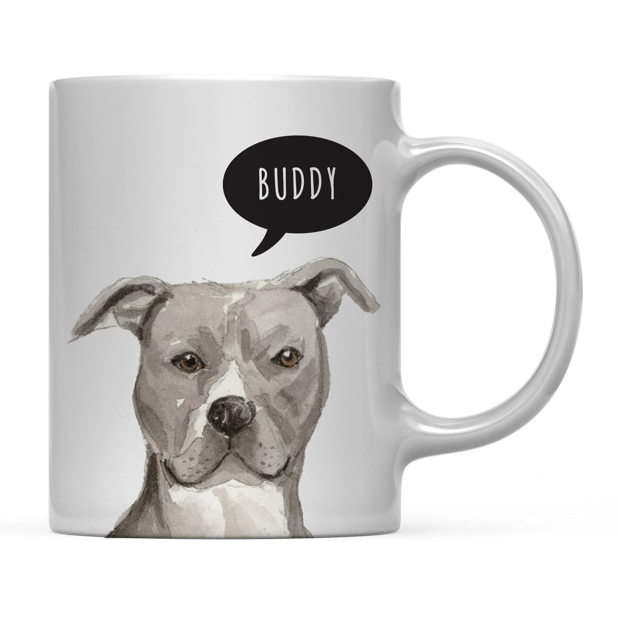 Andaz Press 11oz Personalized Dog Bubble Message Coffee Mug