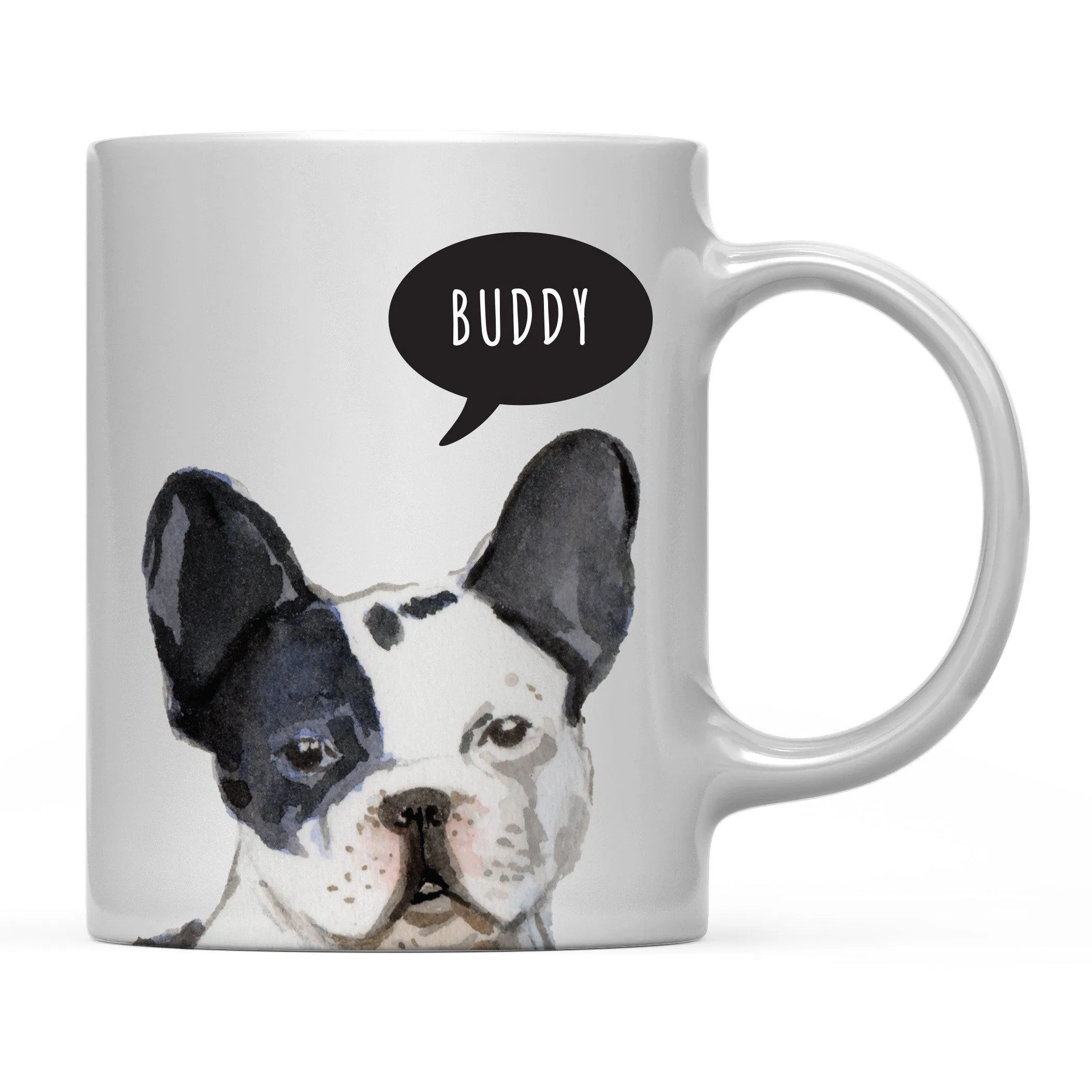 Andaz Press 11oz Personalized Dog Bubble Message Coffee Mug