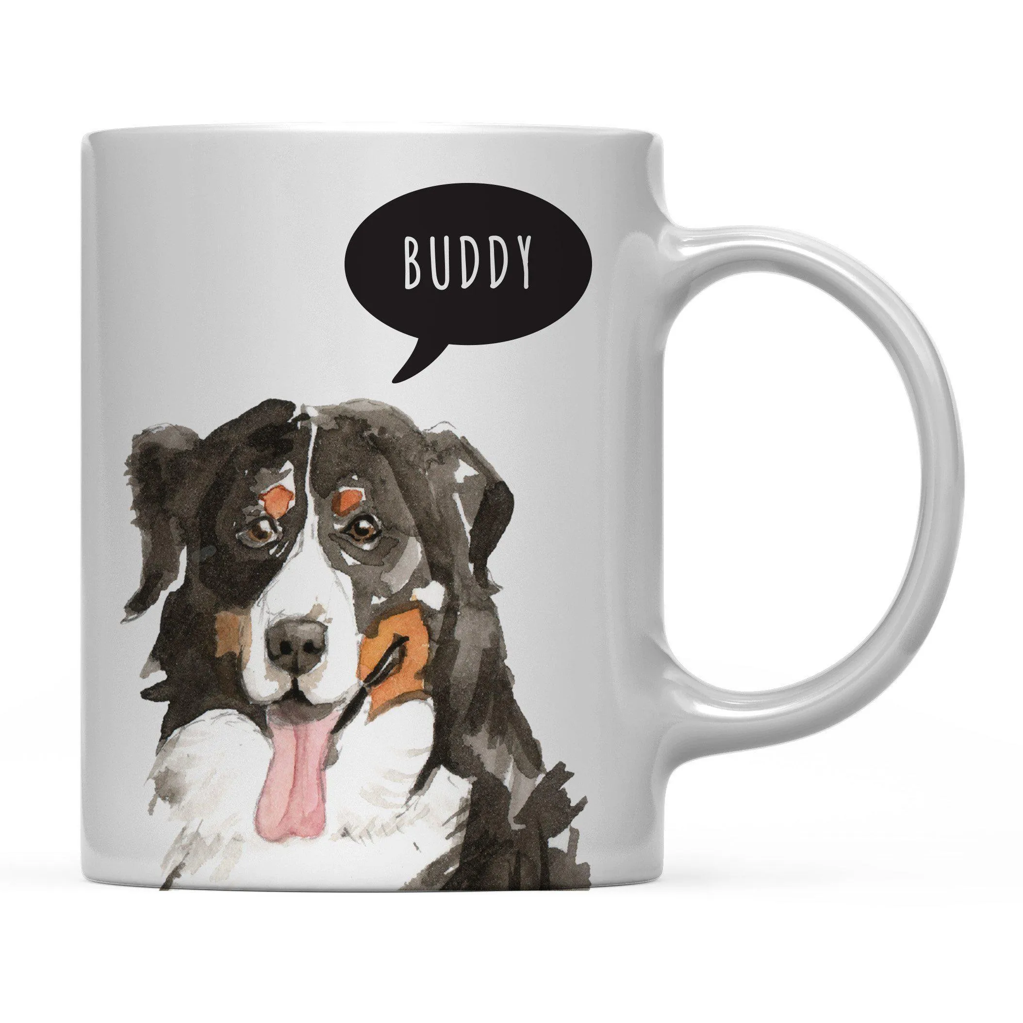 Andaz Press 11oz Personalized Dog Bubble Message Coffee Mug