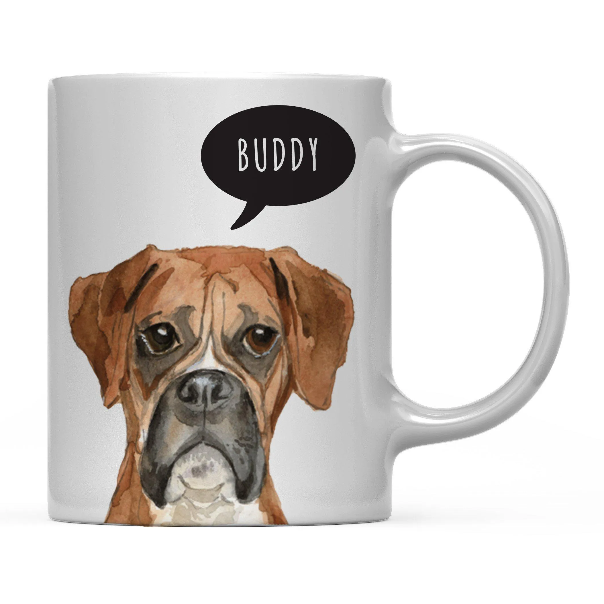 Andaz Press 11oz Personalized Dog Bubble Message Coffee Mug