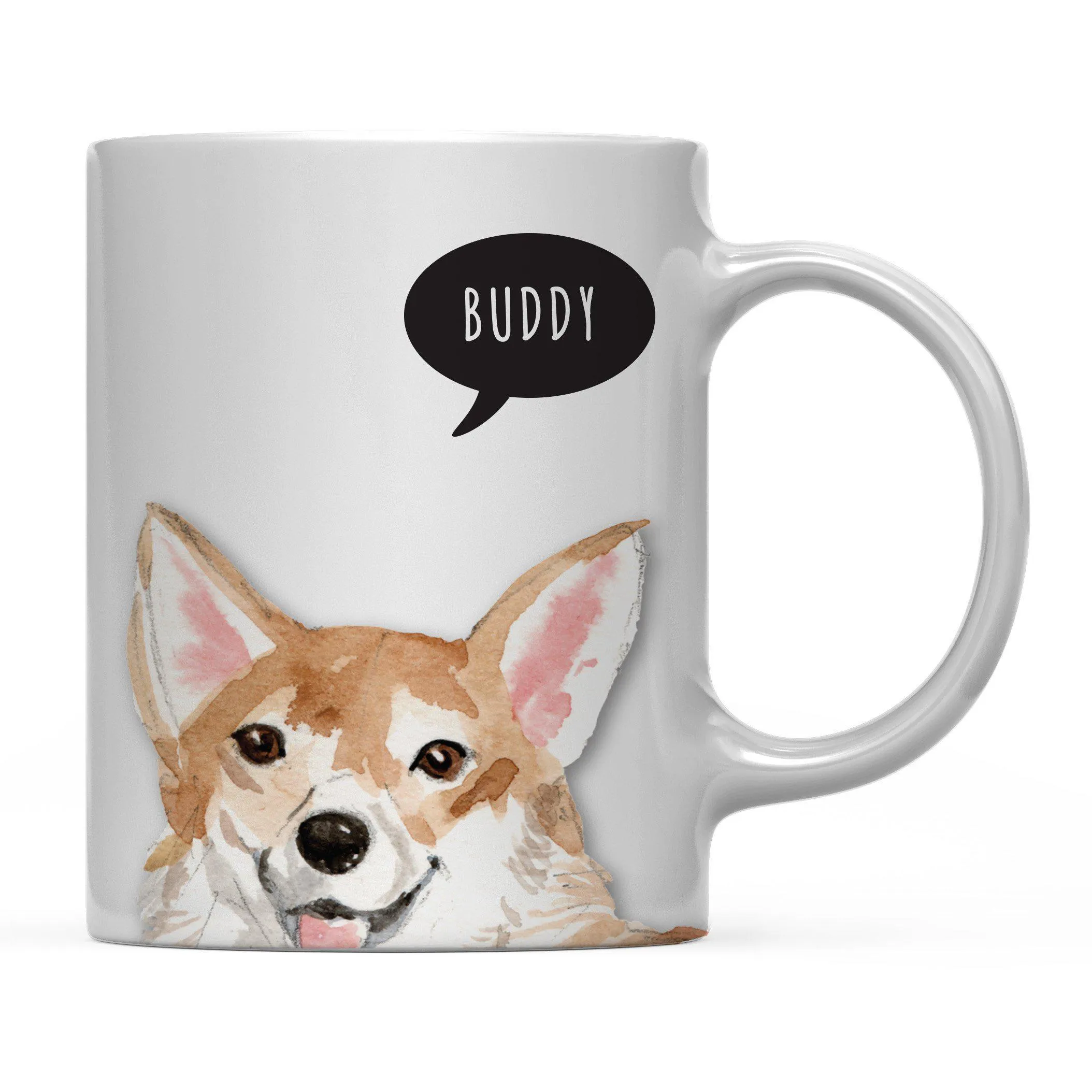 Andaz Press 11oz Personalized Dog Bubble Message Coffee Mug