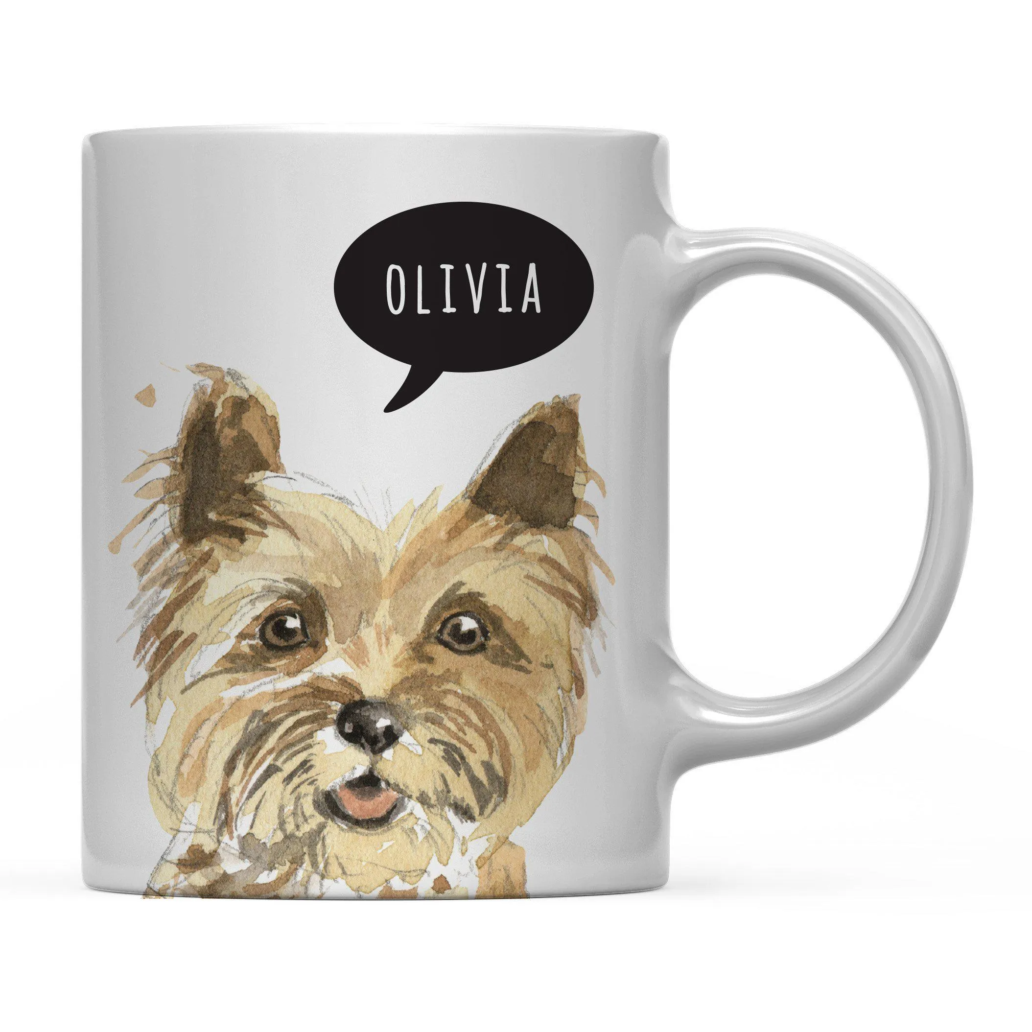 Andaz Press 11oz Personalized Dog Bubble Message Coffee Mug