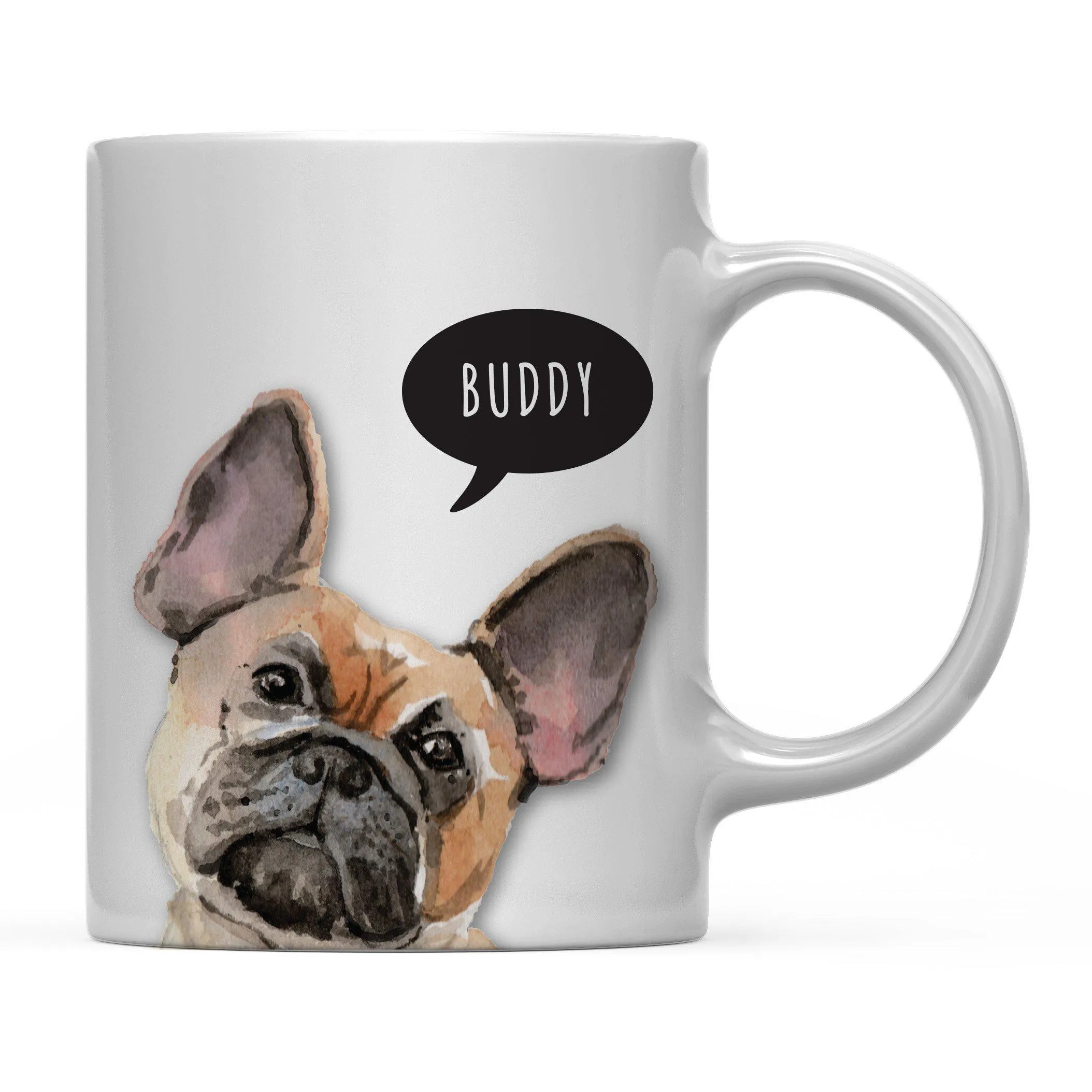 Andaz Press 11oz Personalized Dog Bubble Message Coffee Mug