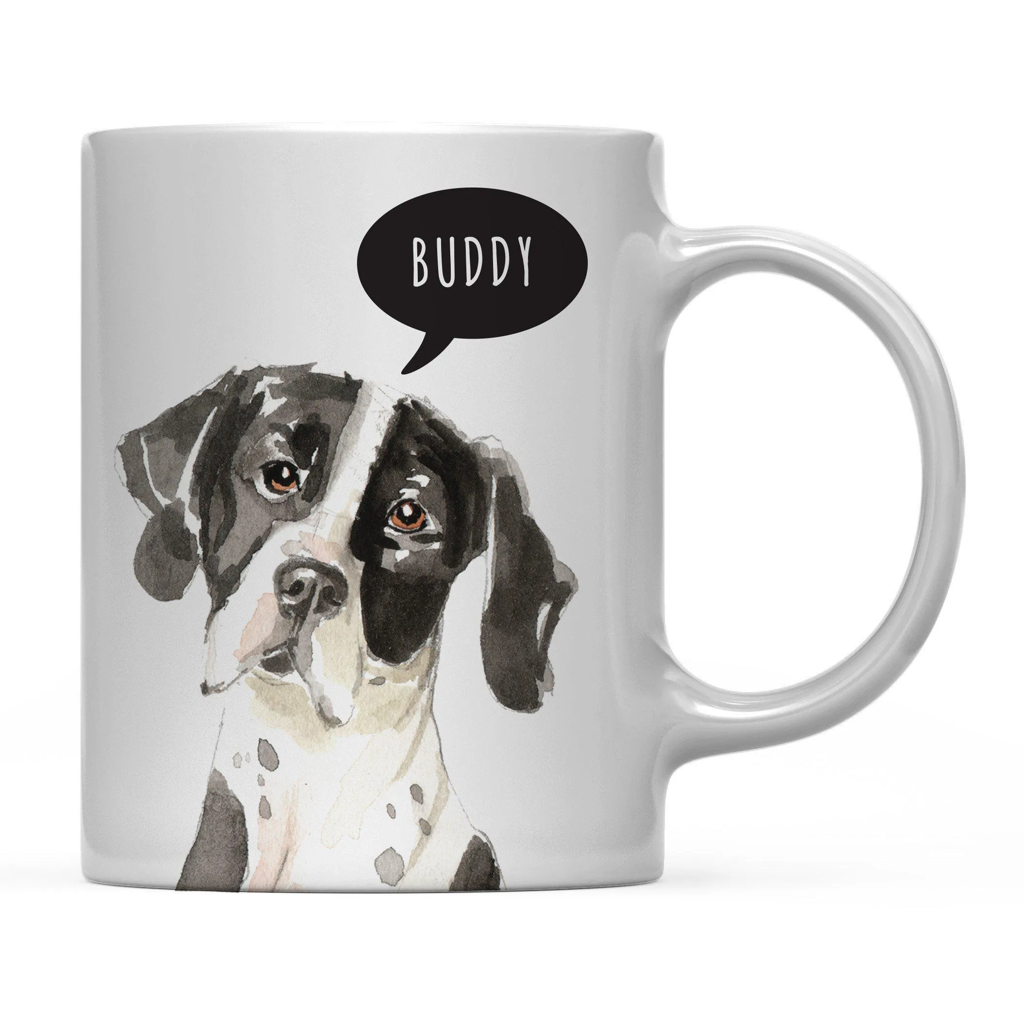 Andaz Press 11oz Personalized Dog Bubble Message Coffee Mug