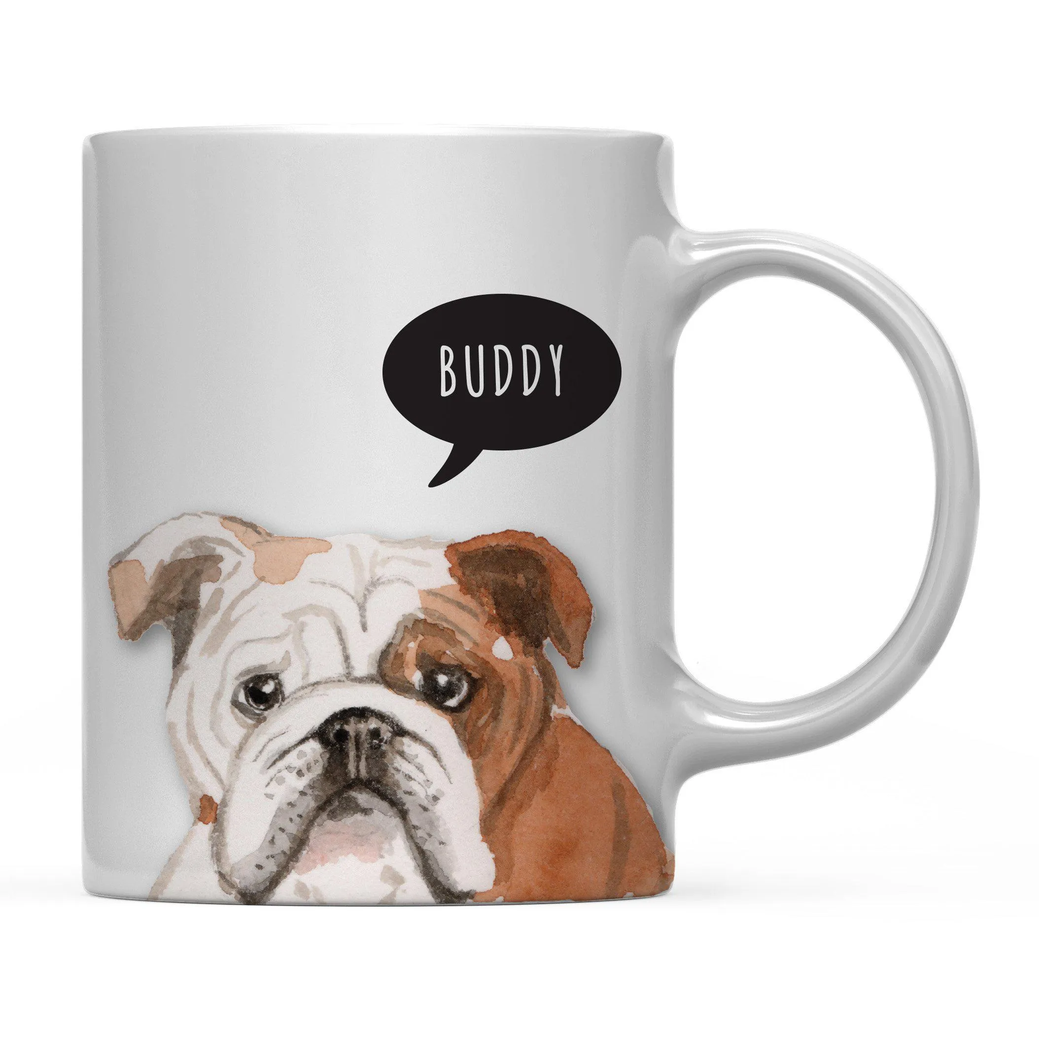 Andaz Press 11oz Personalized Dog Bubble Message Coffee Mug