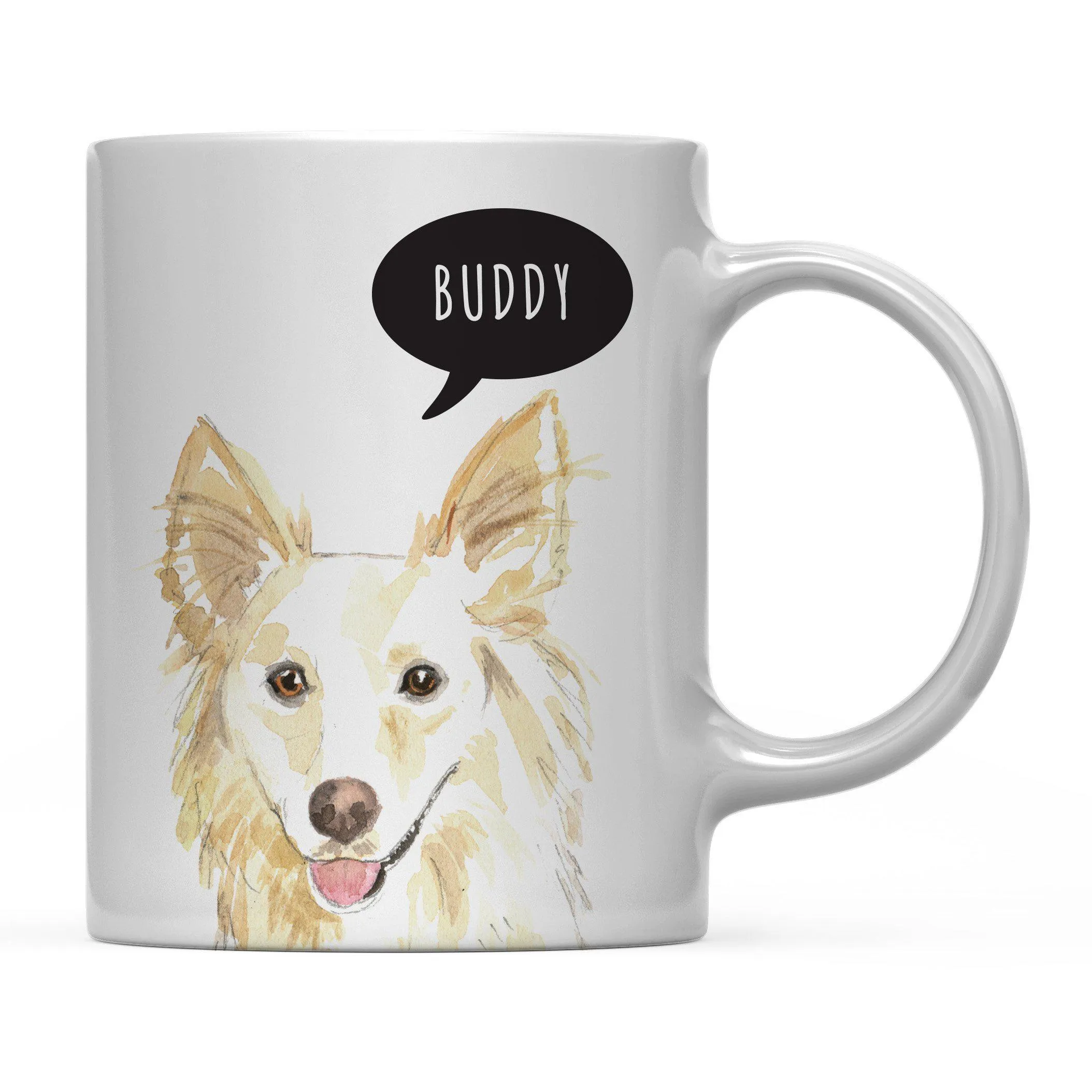 Andaz Press 11oz Personalized Dog Bubble Message Coffee Mug