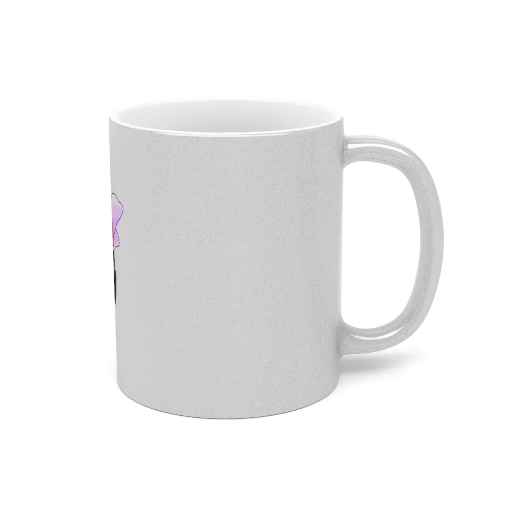 Angebear Metallic Mug (Silver / Gold)