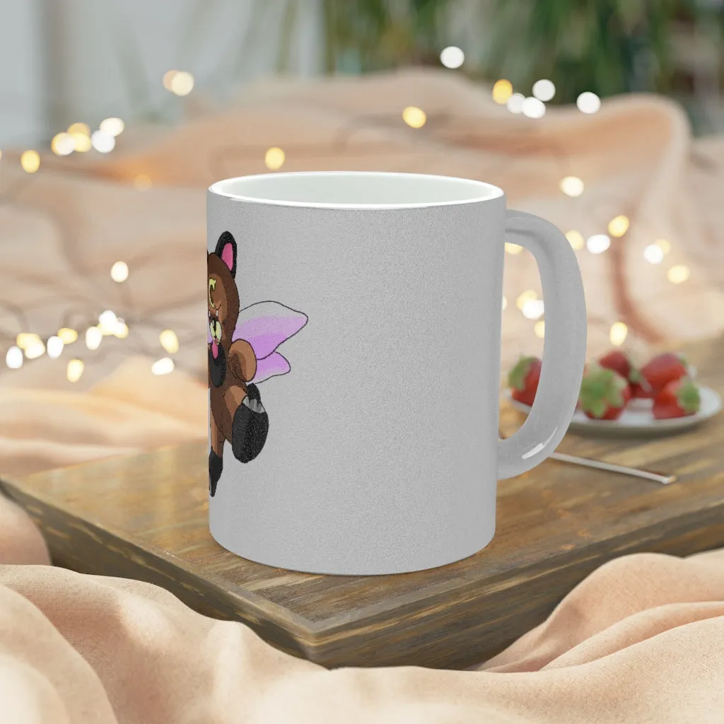 Angebear Metallic Mug (Silver / Gold)