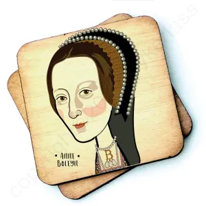 Anne Boleyn - Character Wooden Coaster - RWC1