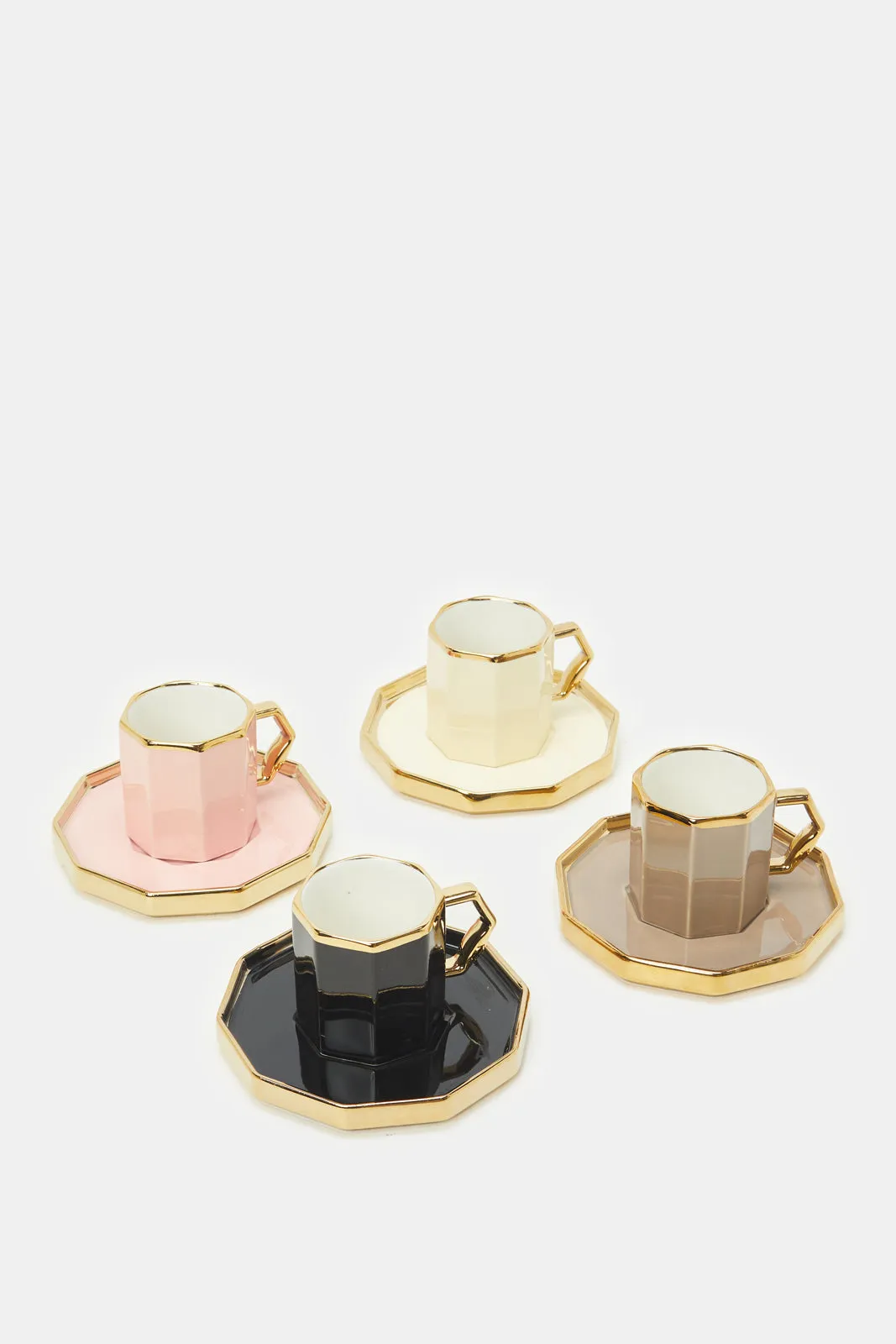 Assorted Plain Espresso Set (8 Piece)