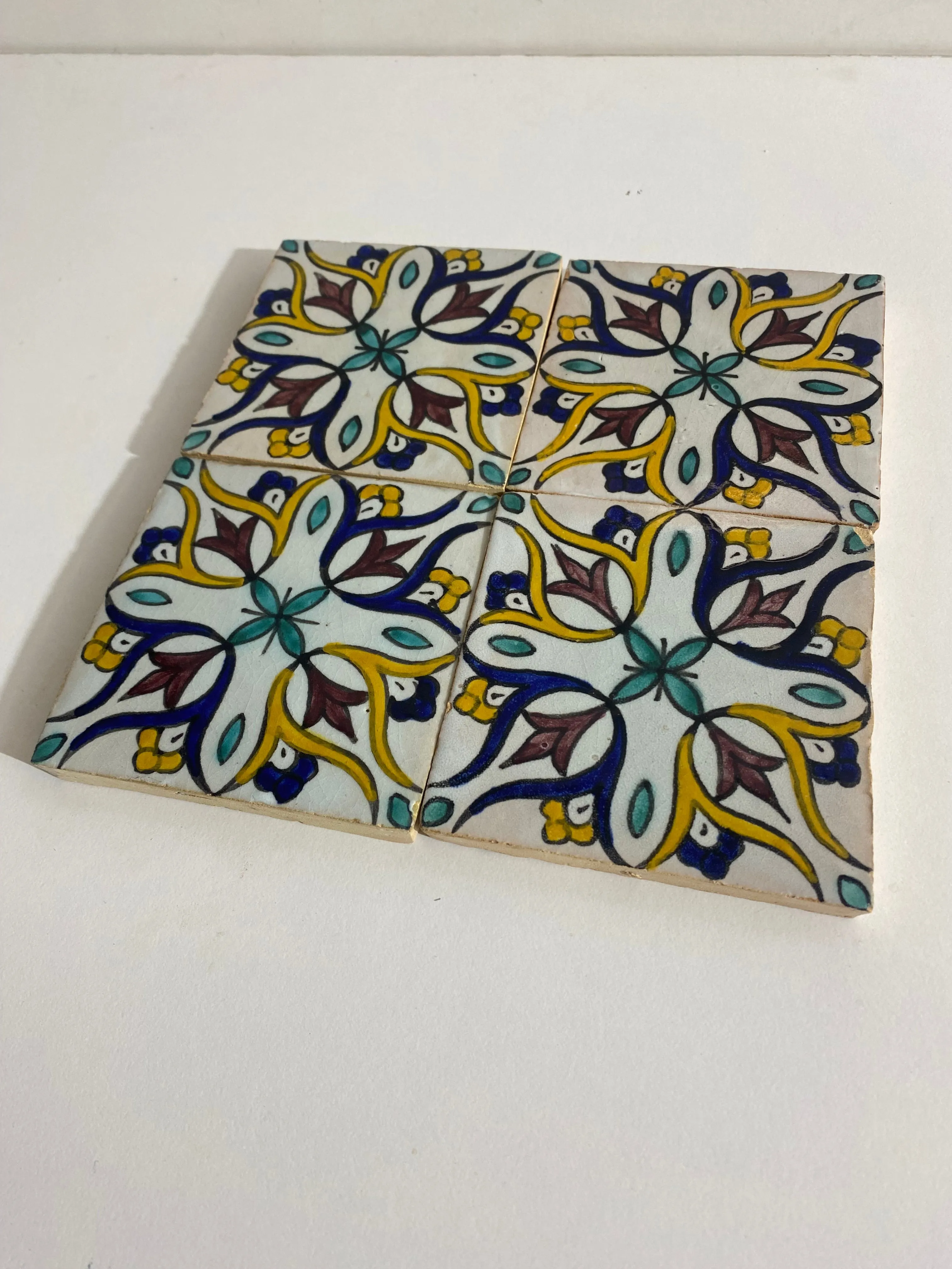 backsplash Ceramic tiles Hand painted tiles 4"x4" 100% for Bathroom Remodeling and kitchen Projects works wall and ground