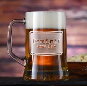 Best Man Groomsmen Beer Mugs, Groomsmen Gifts Ideas