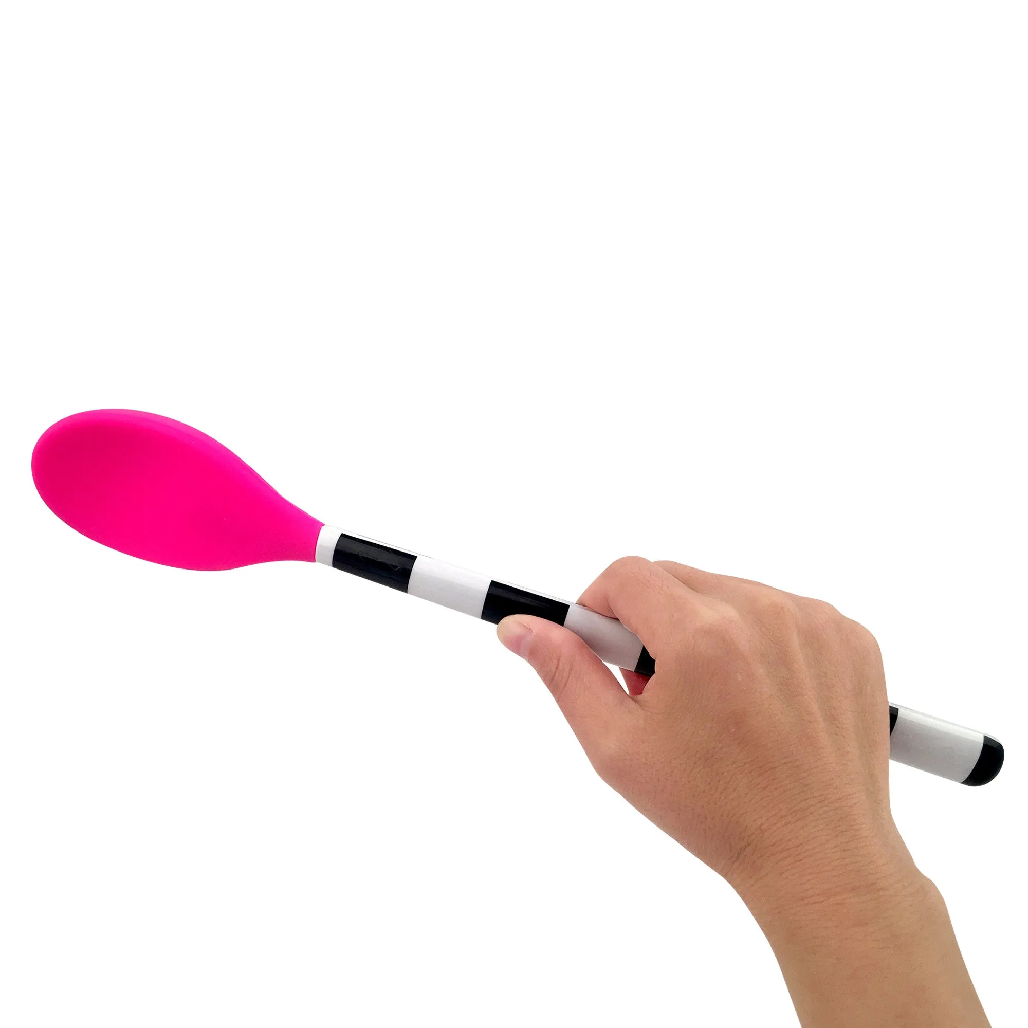 Black & White Stripe Silicone Spoon