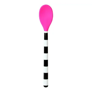 Black & White Stripe Silicone Spoon