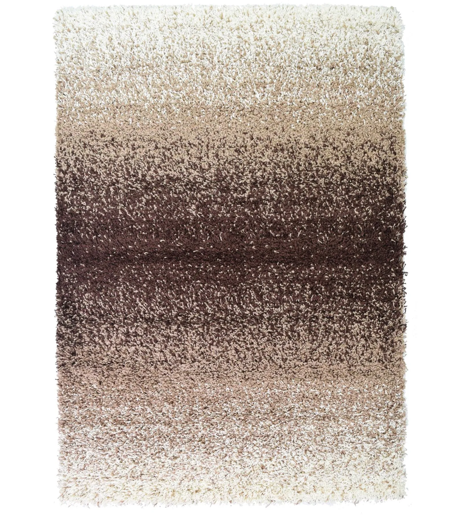 Brown Blend Thick Shaggy Rug - California