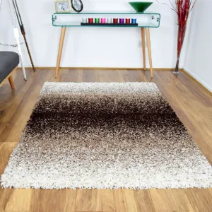 Brown Blend Thick Shaggy Rug - California