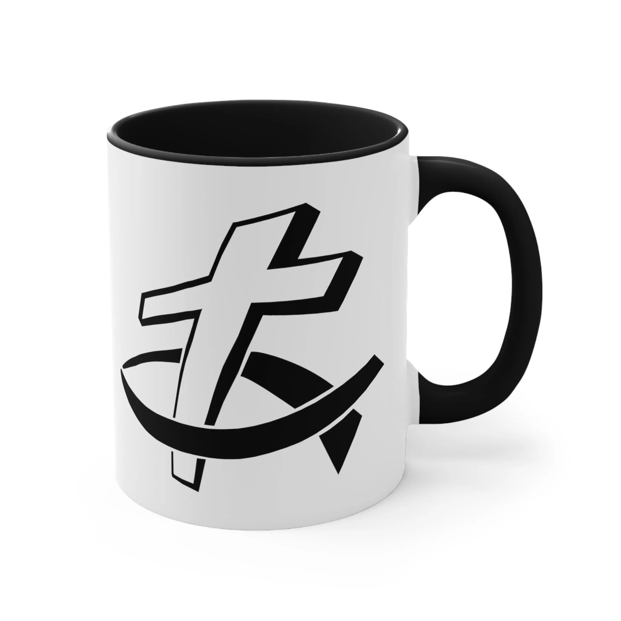 Christian Fish/Cross Mug