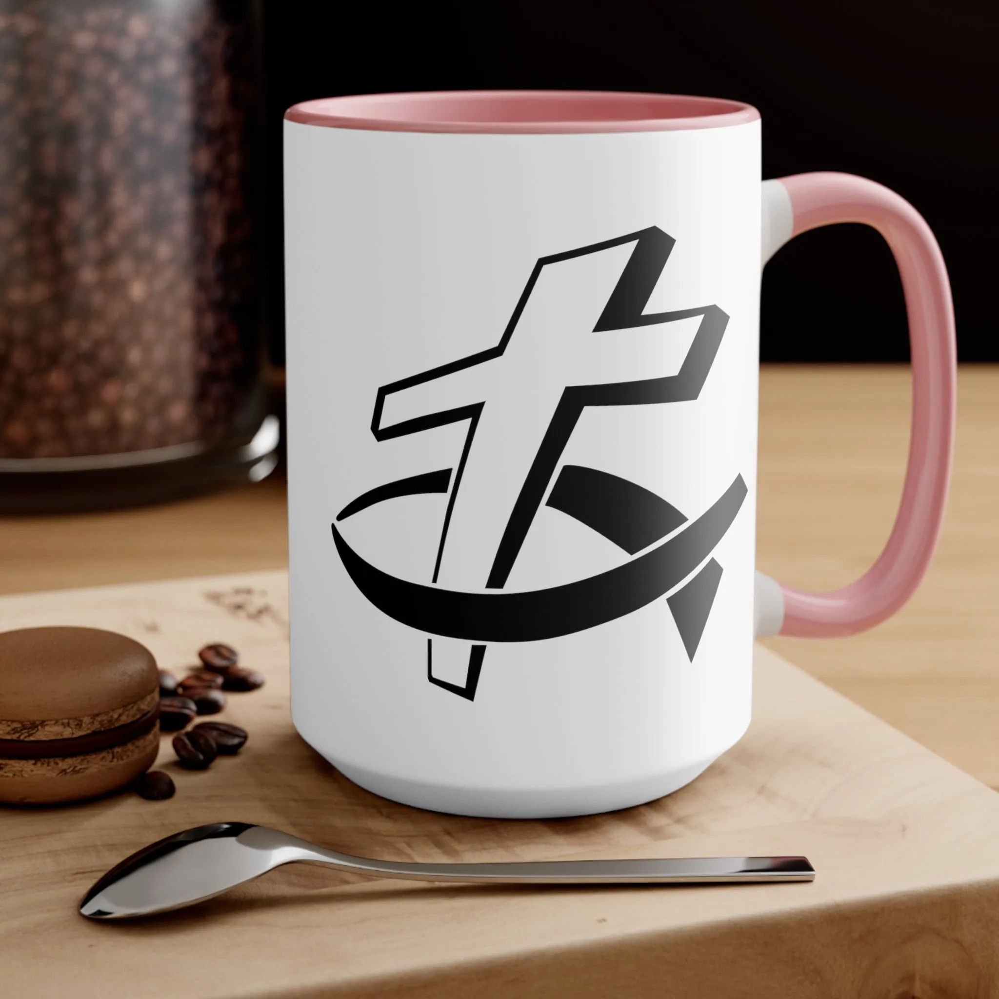 Christian Fish/Cross Mug